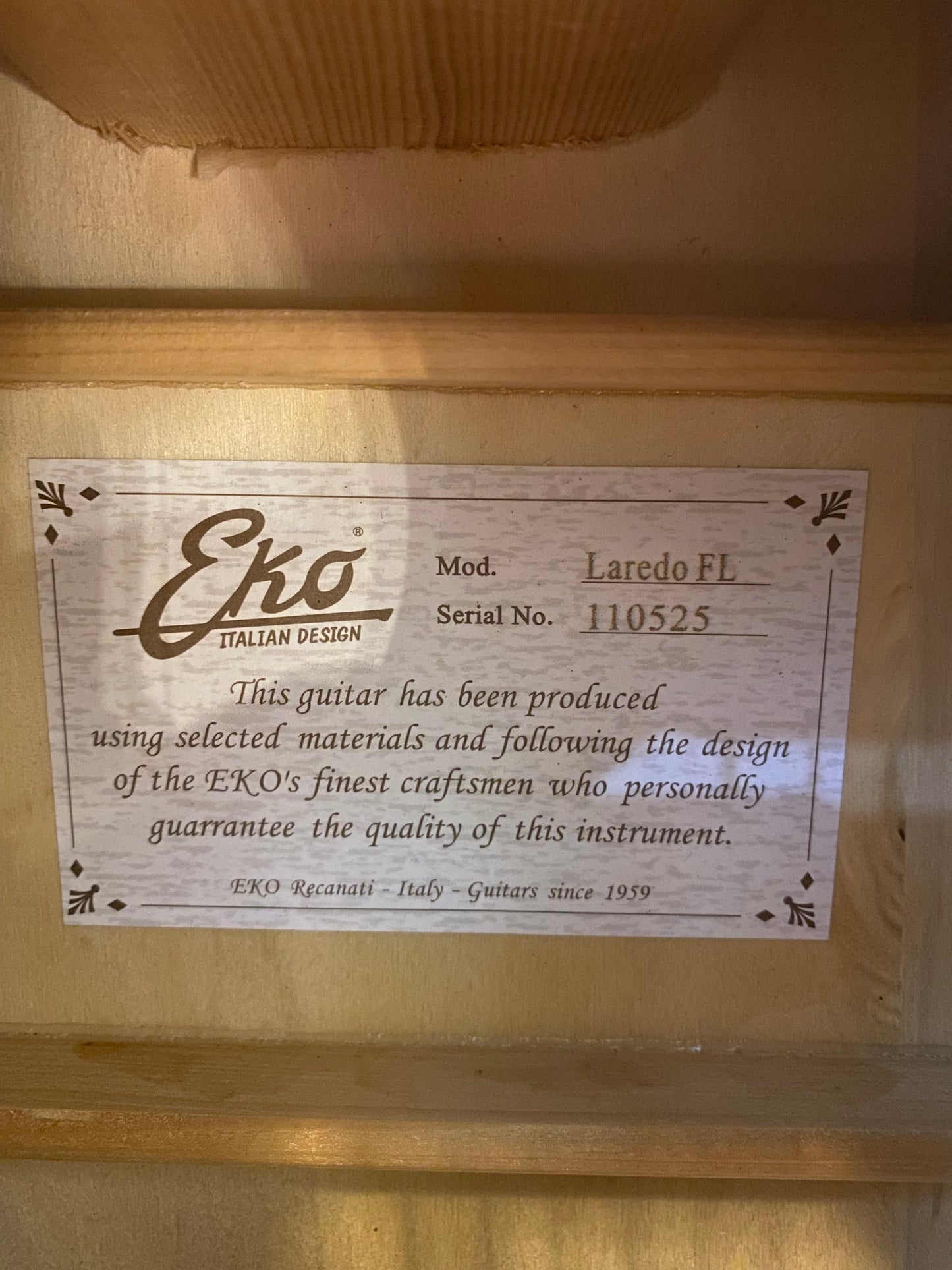 Eko Laredo FL Acoustic Guitar