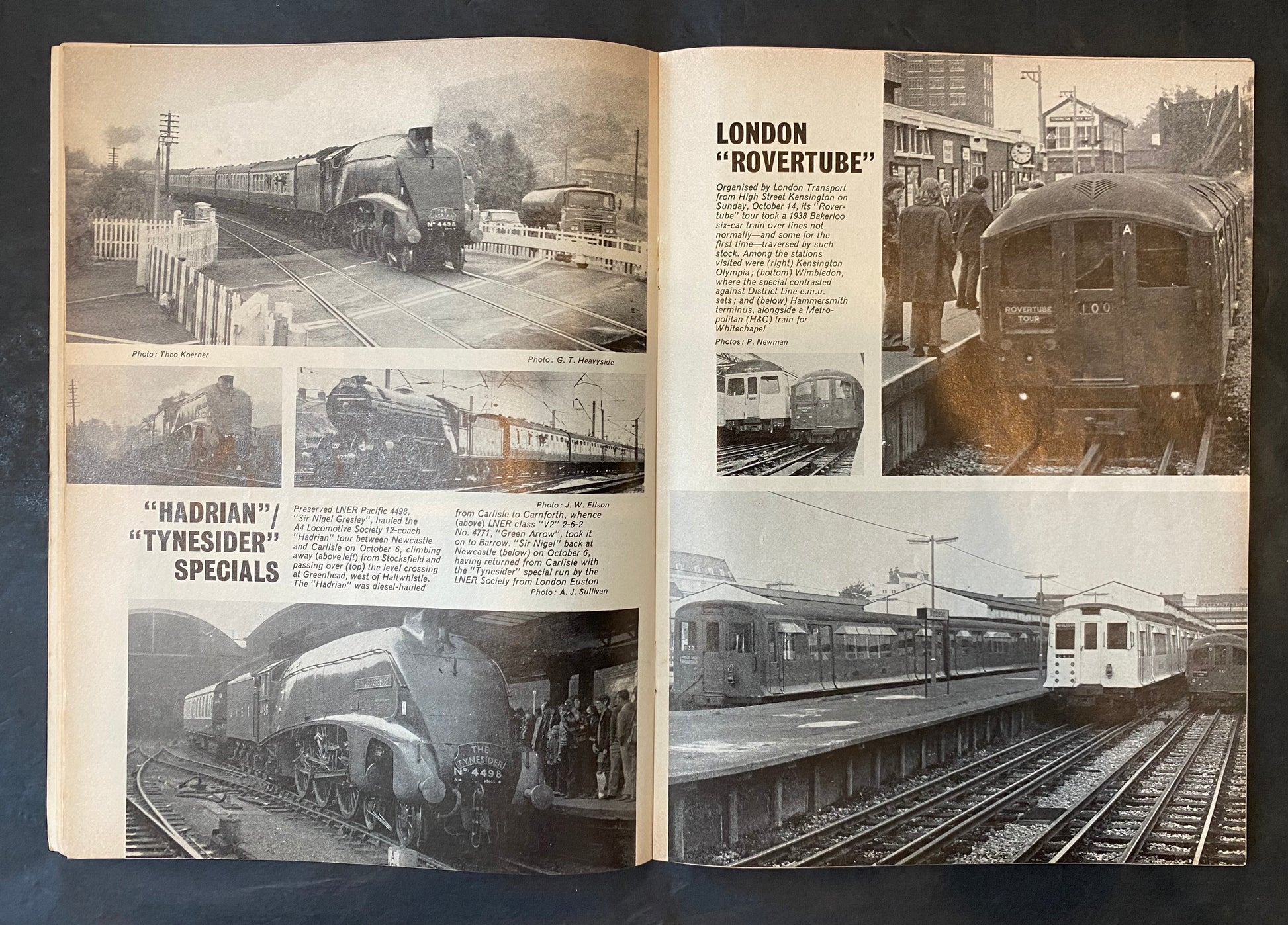 Vintage Railway magazine (full year 1974 12 issues)
