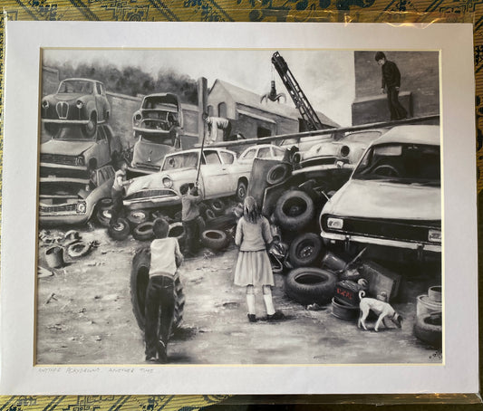 Another playground, another time - medium size print by Gary Smith