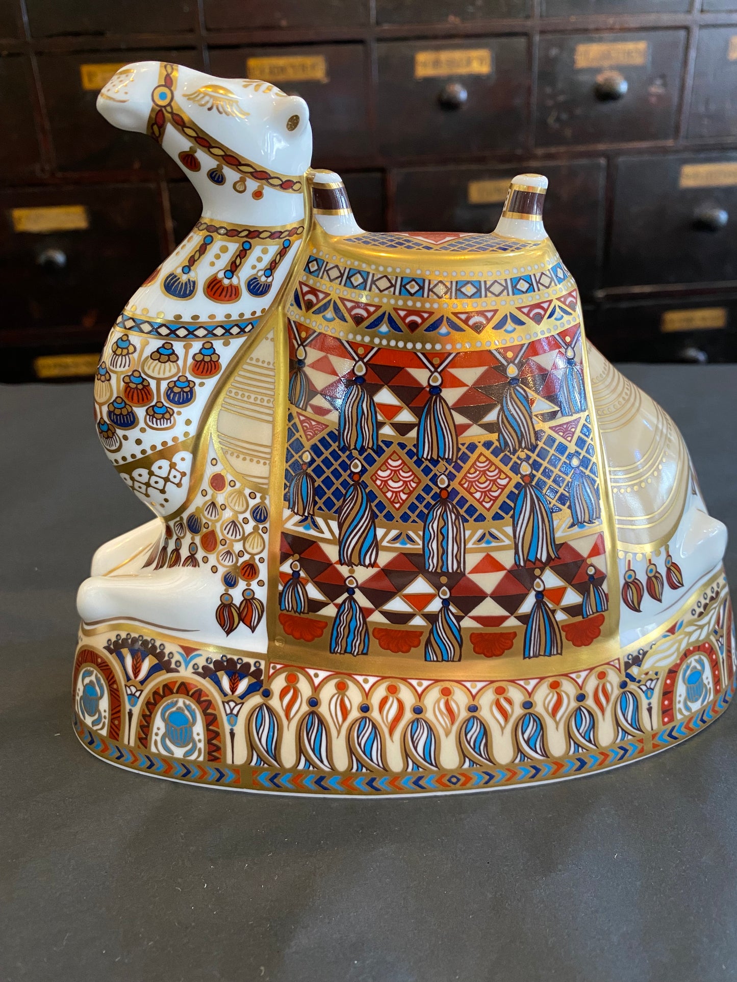 Royal Crown Derby Camel Paperweight large