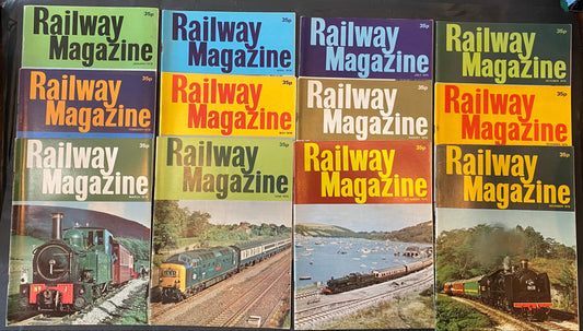 Vintage Railway magazine (full year 1978, 12 issues)