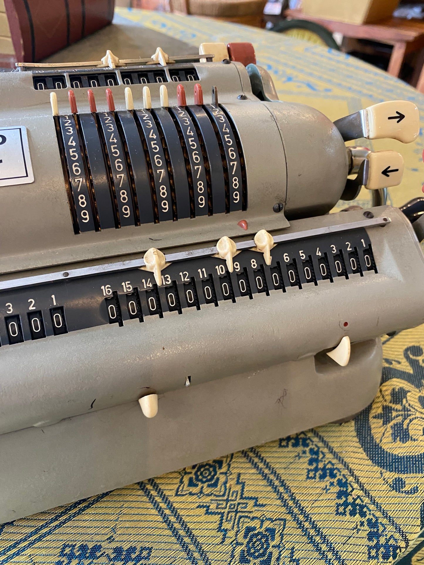 1960s Muldivo Mentor Mechanical Pinwheel Calculator for repair.