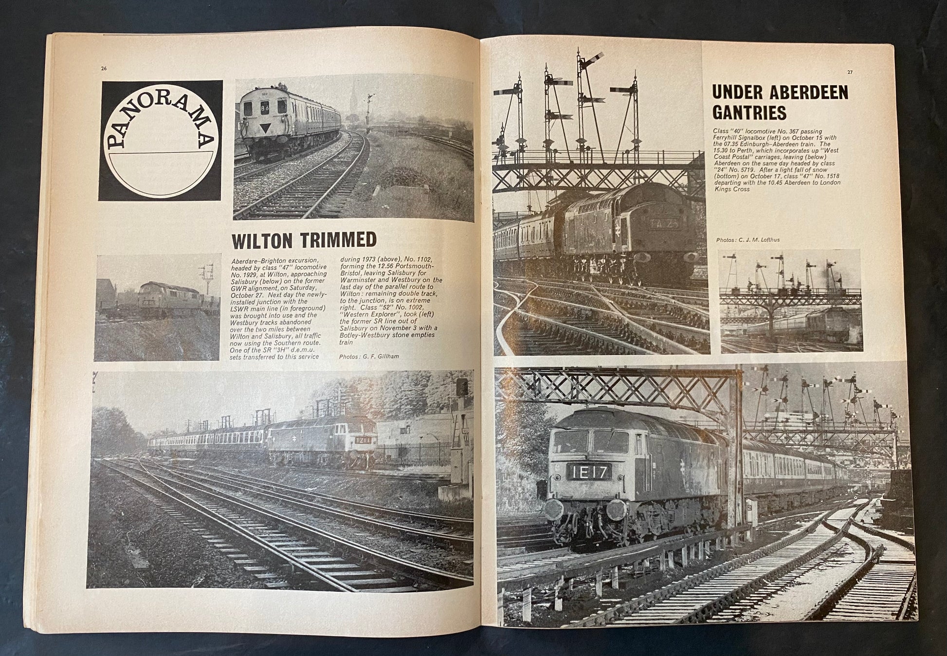 Vintage Railway magazine (full year 1974 12 issues)