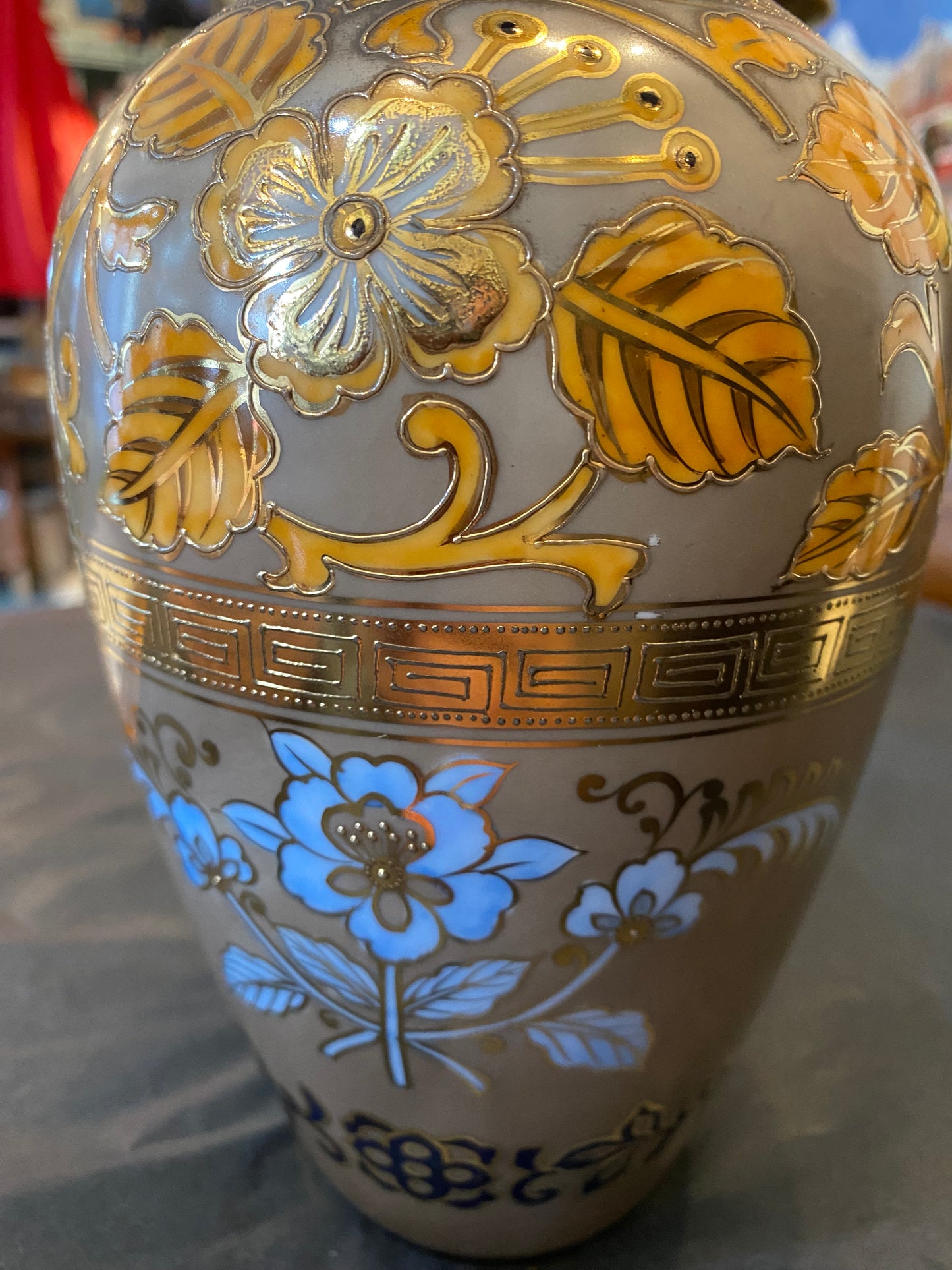 Pair Noritake Japanese vases