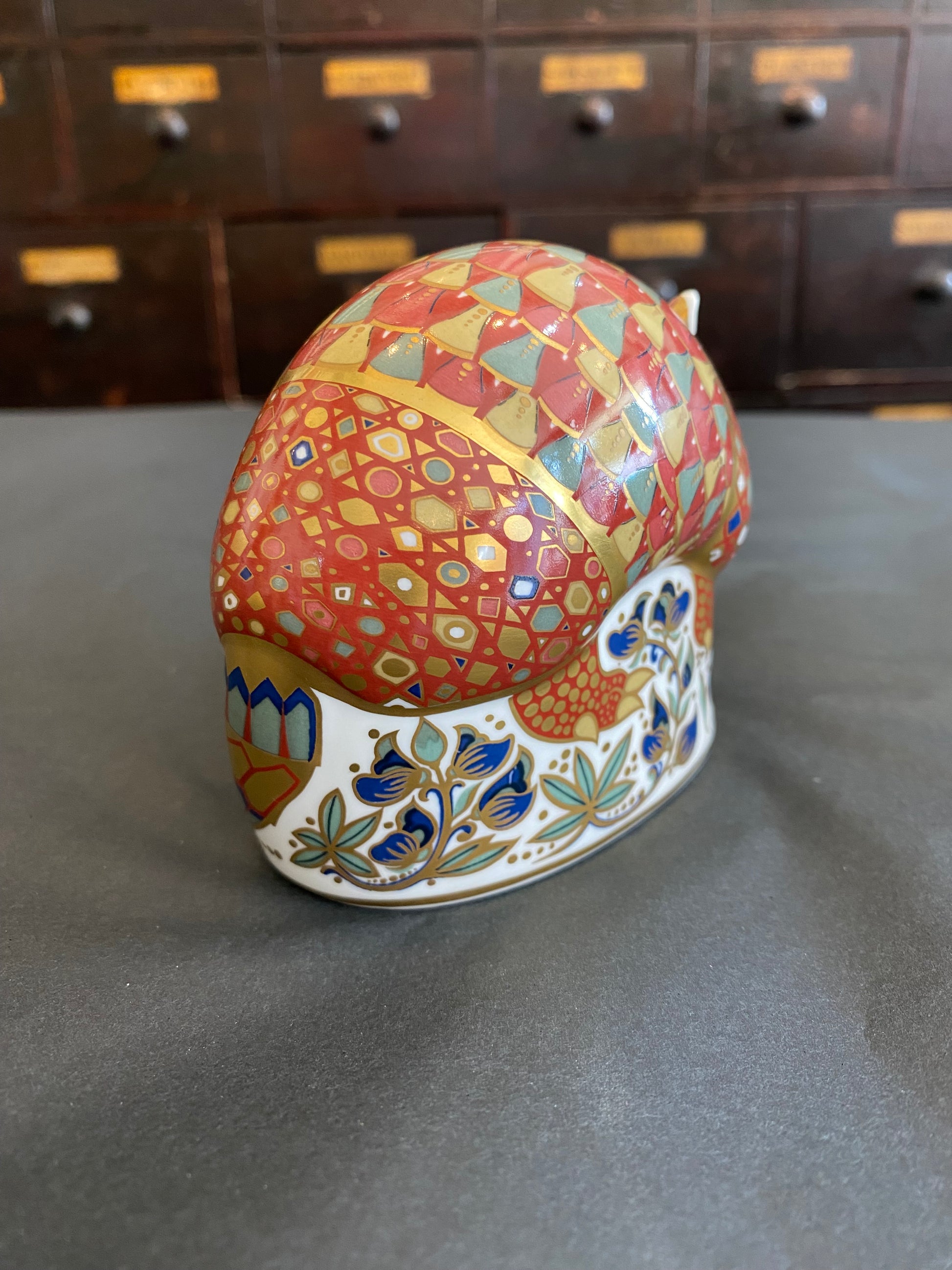 Royal Crown Derby Fine Bone China Armadillo Paperweight