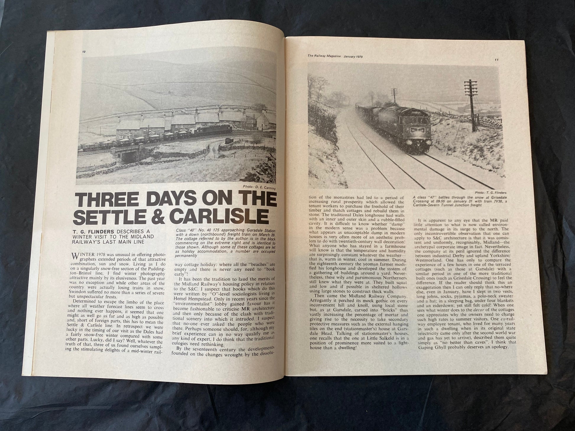 Vintage Railway magazine (full year 1979, 12 issues)