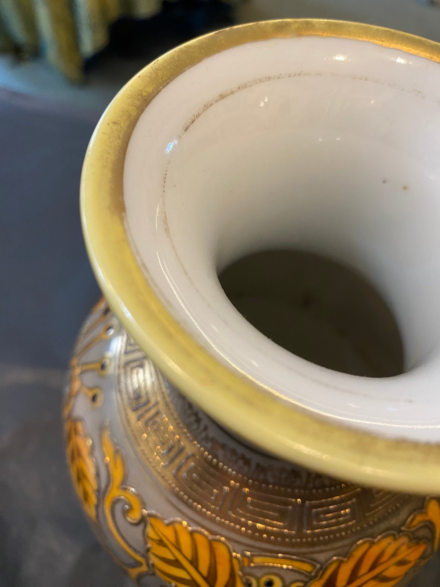 Pair Noritake Japanese vases