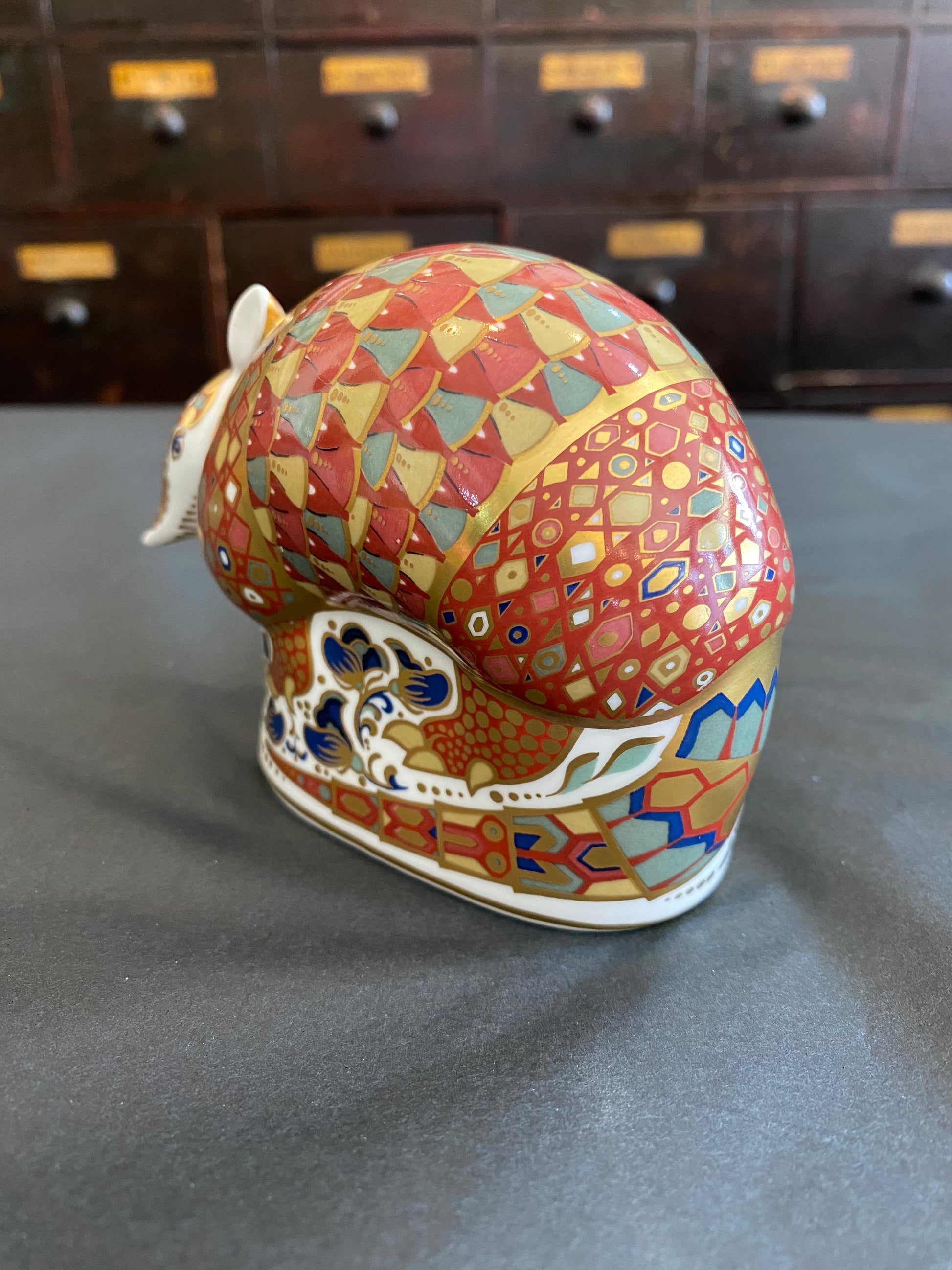 Royal Crown Derby Fine Bone China Armadillo Paperweight