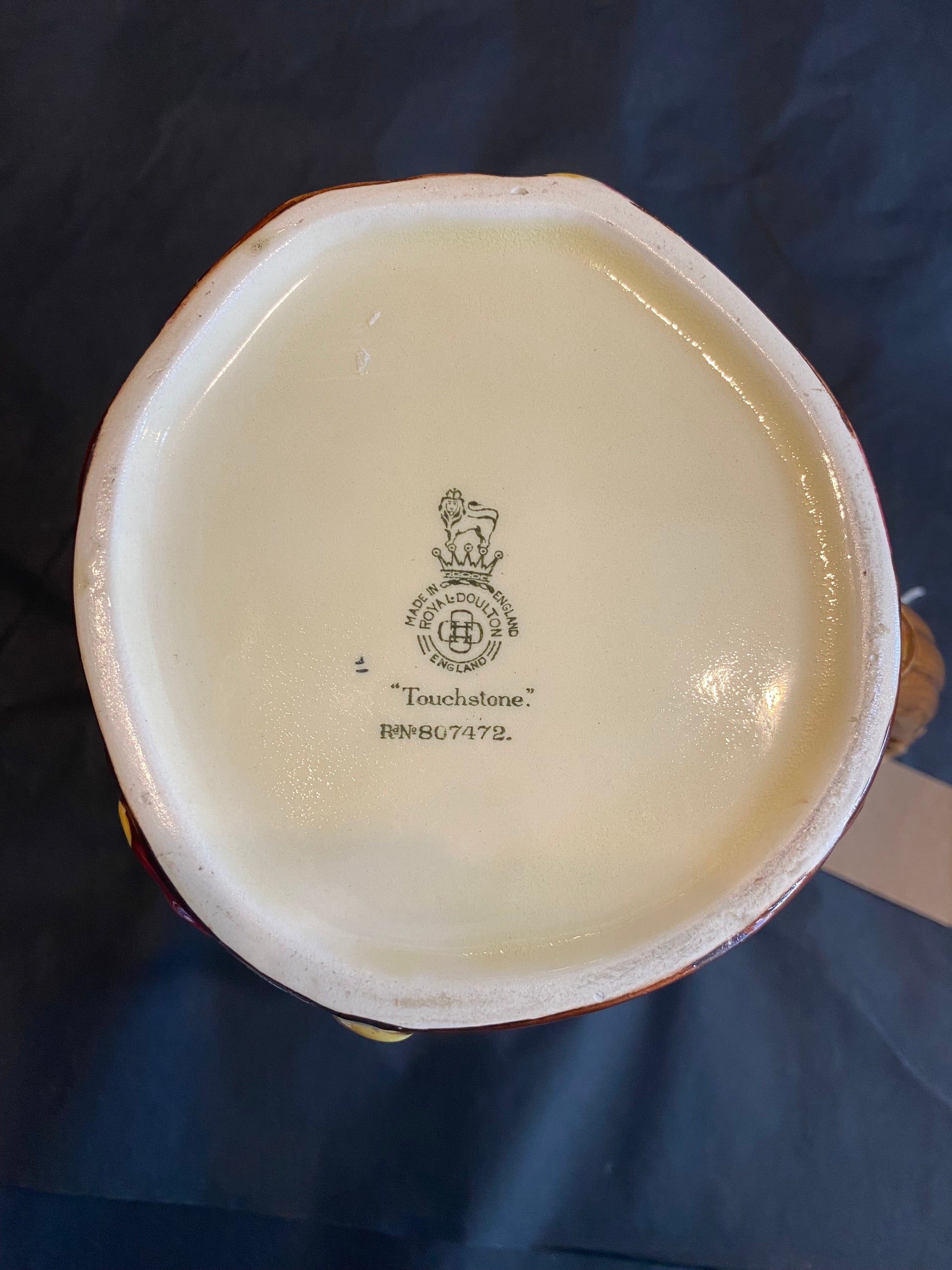 Large Royal Doulton Touchstone The Jester Toby Jug