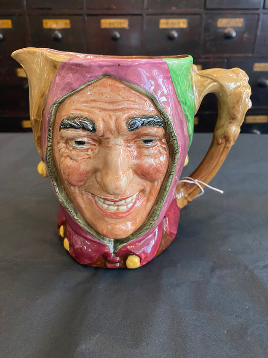 Large Royal Doulton Touchstone The Jester Toby Jug