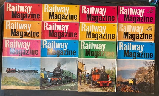 Vintage Railway magazine (full year 1973 12 issues)