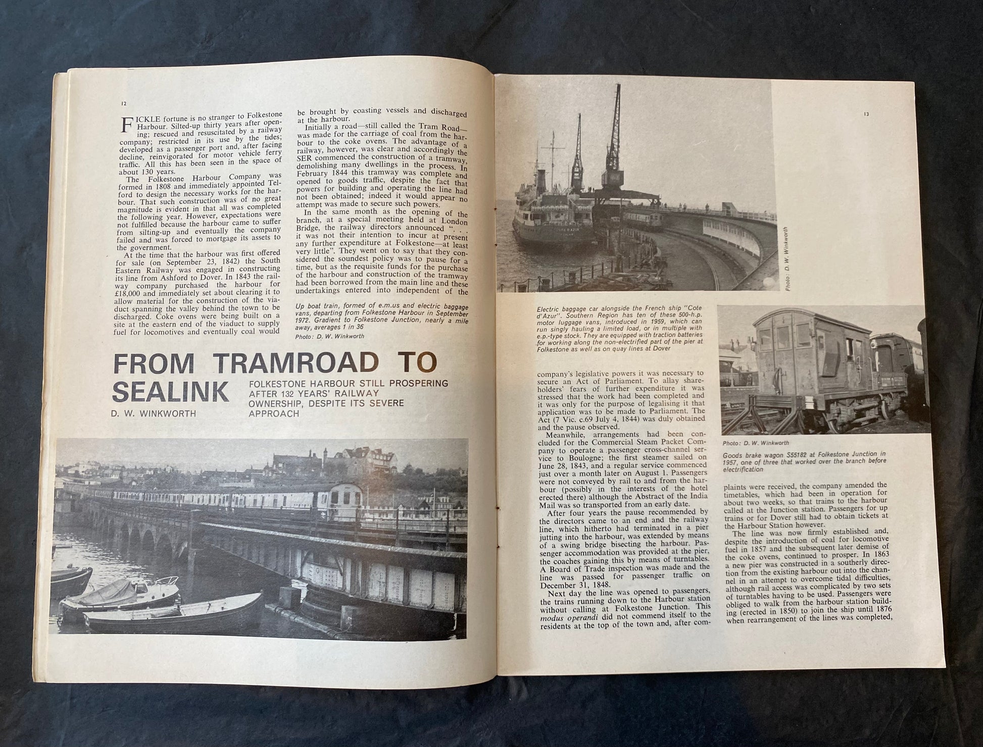 Vintage Railway magazine (full year 1975, 12 issues)