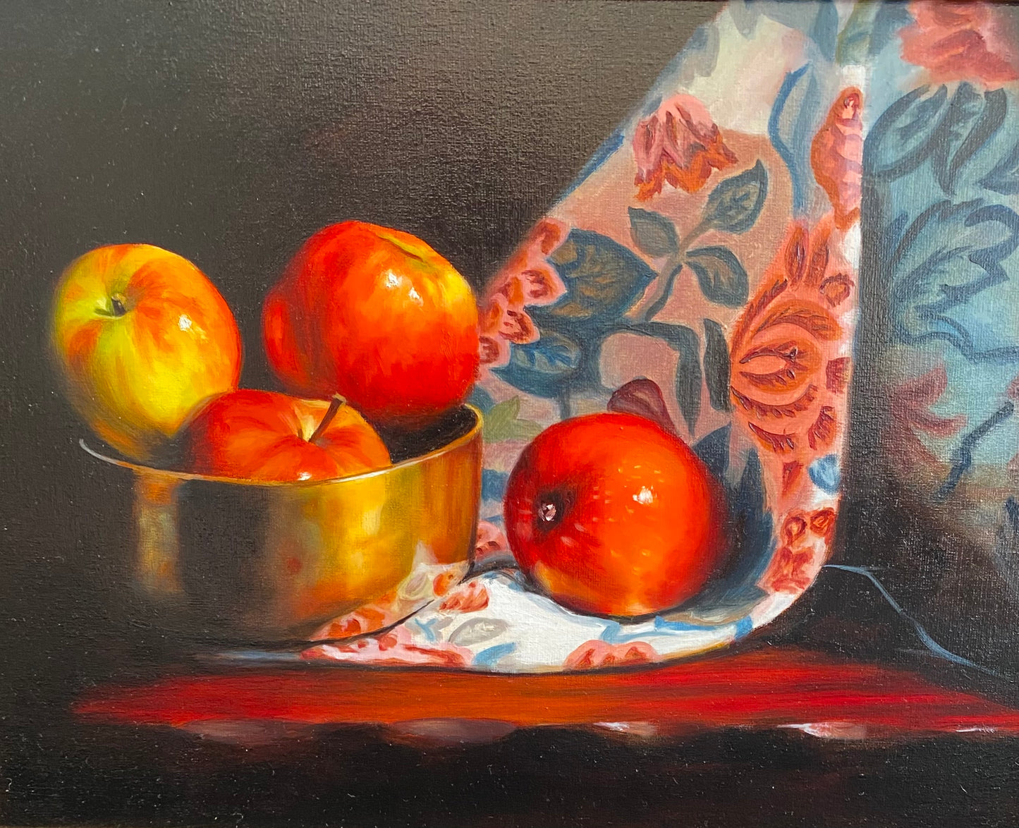 Still life composition of Apples by Phil Gunn
