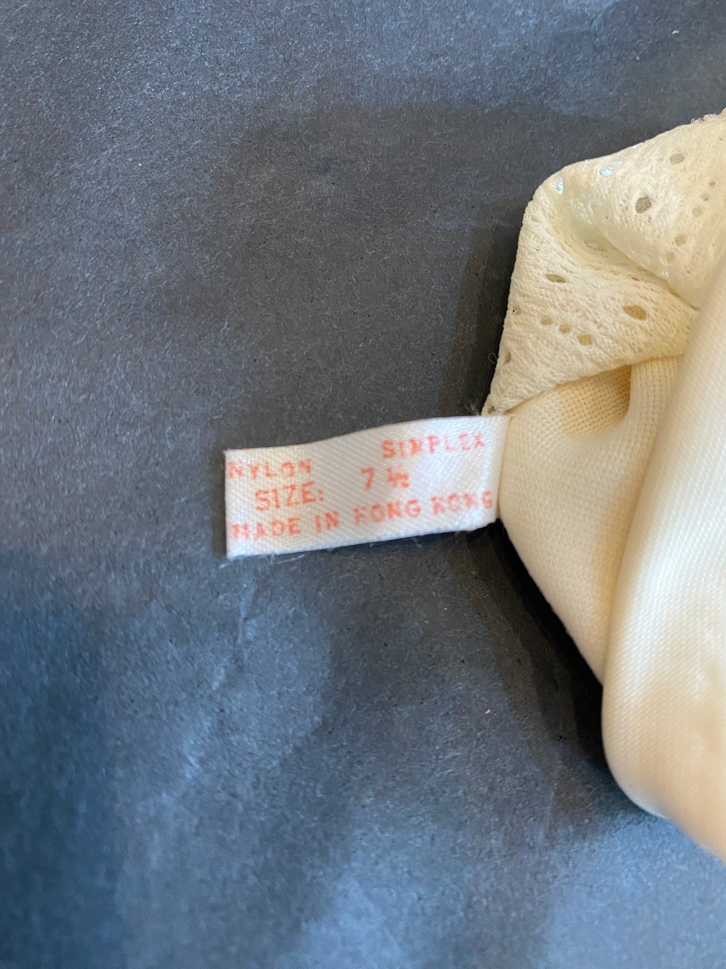 Vintage 1950s/1960s Millington Cream Dress Gloves Size 7.5