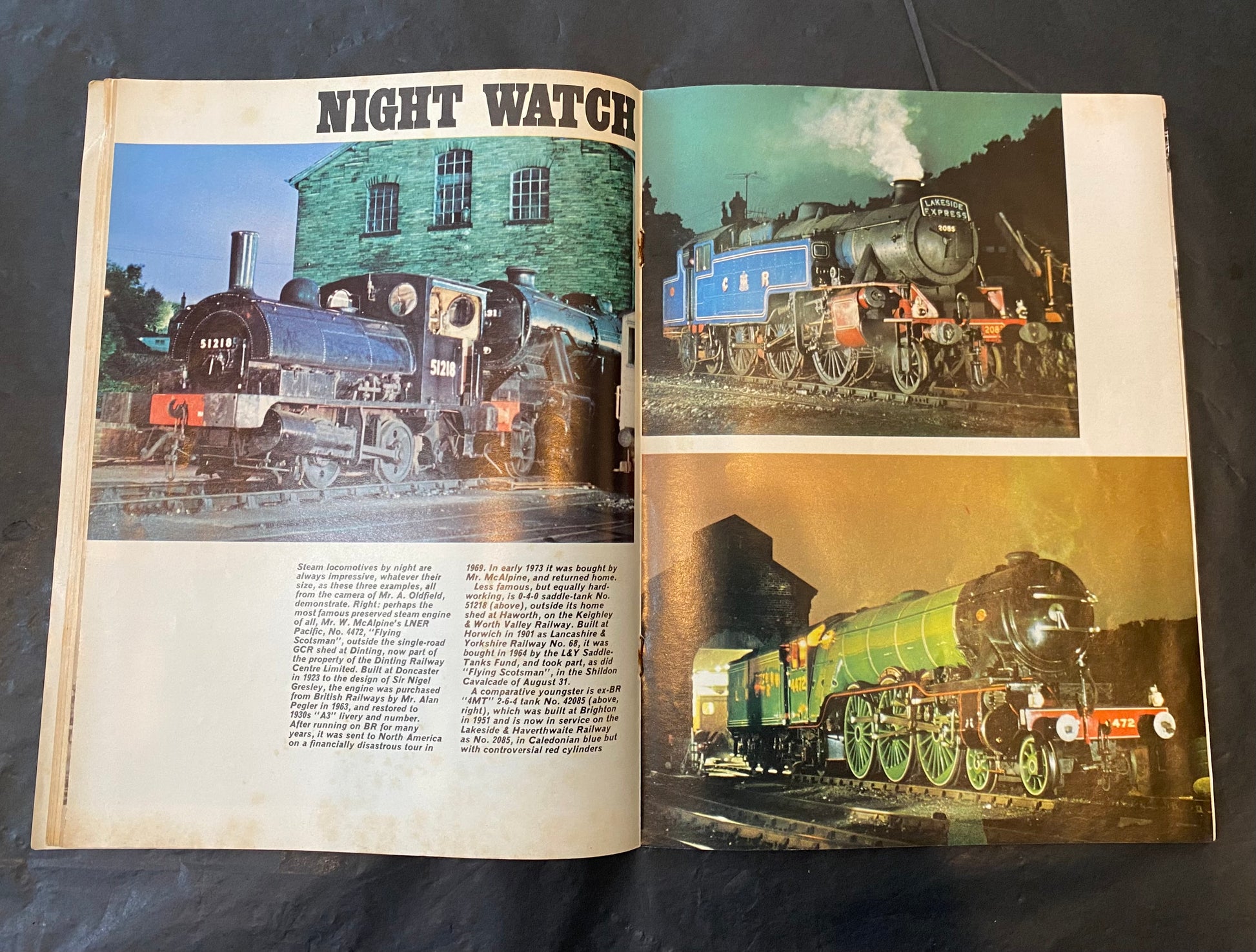 Vintage Railway magazine (full year 1976, 12 issues)