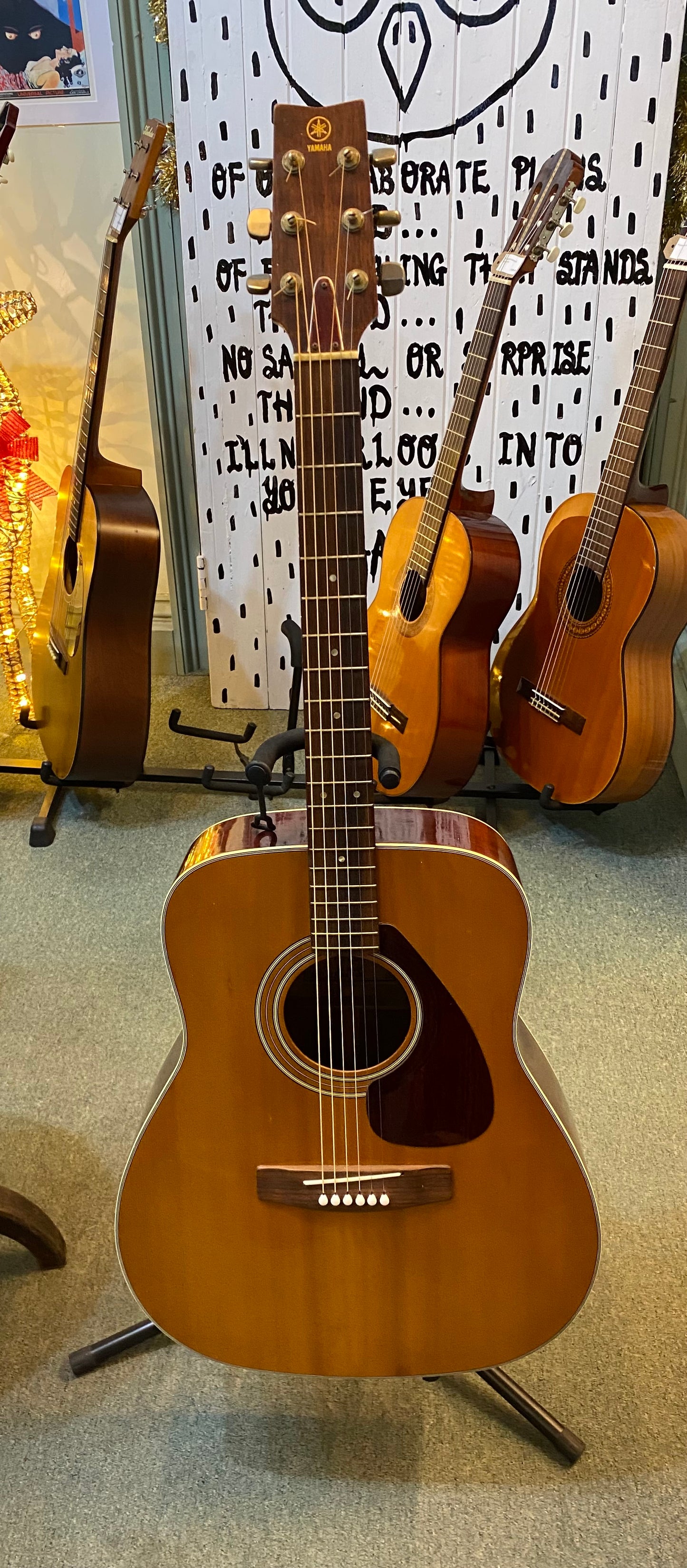 1973/74 Yamaha FG-200 Acoustic Guitar manufactured in Taiwan