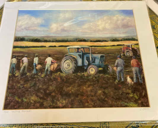 The Tattie Pickers - medium size print by Gary Smith