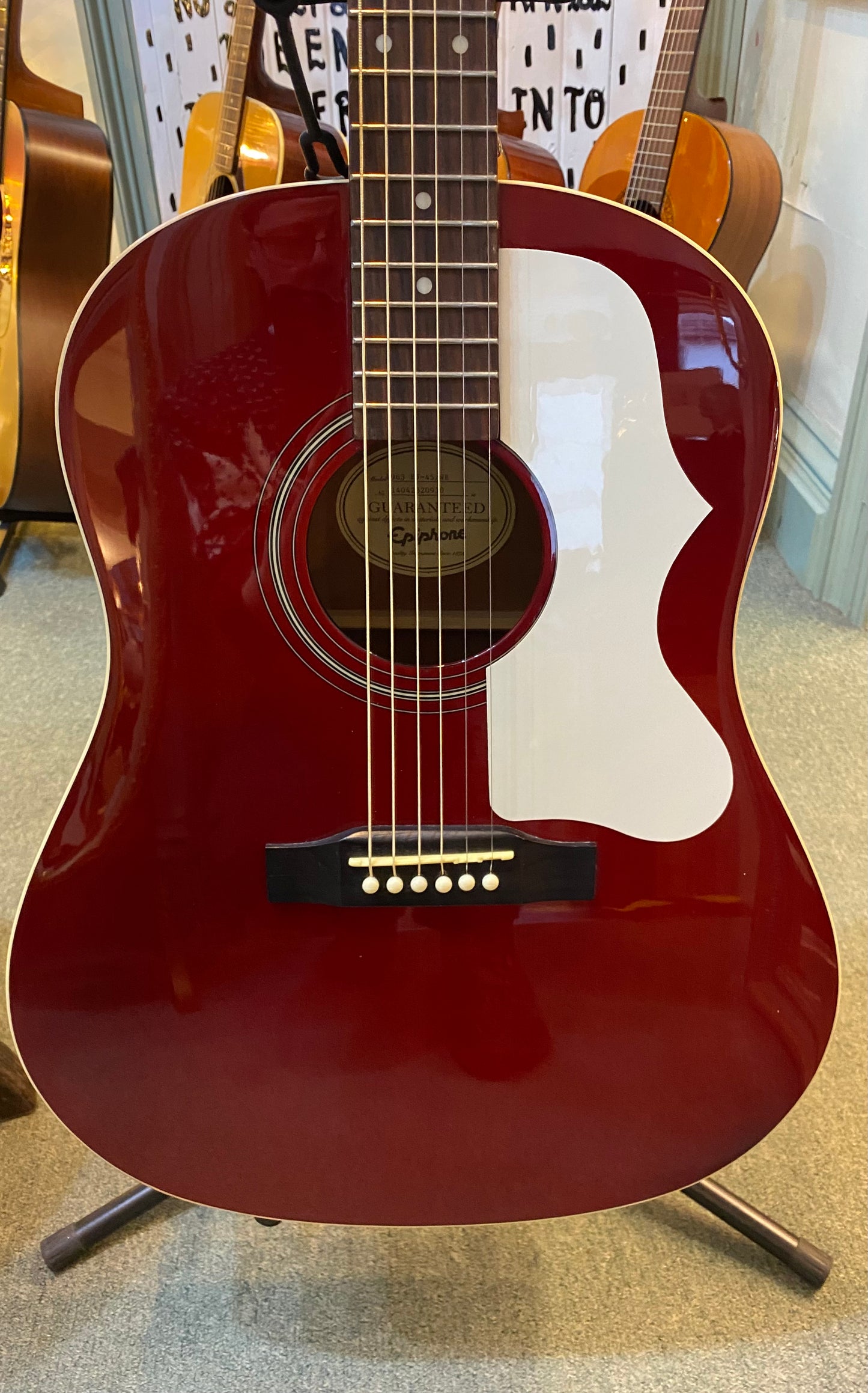 Epiphone Acoustic Guitar EJ-45/Wine Red