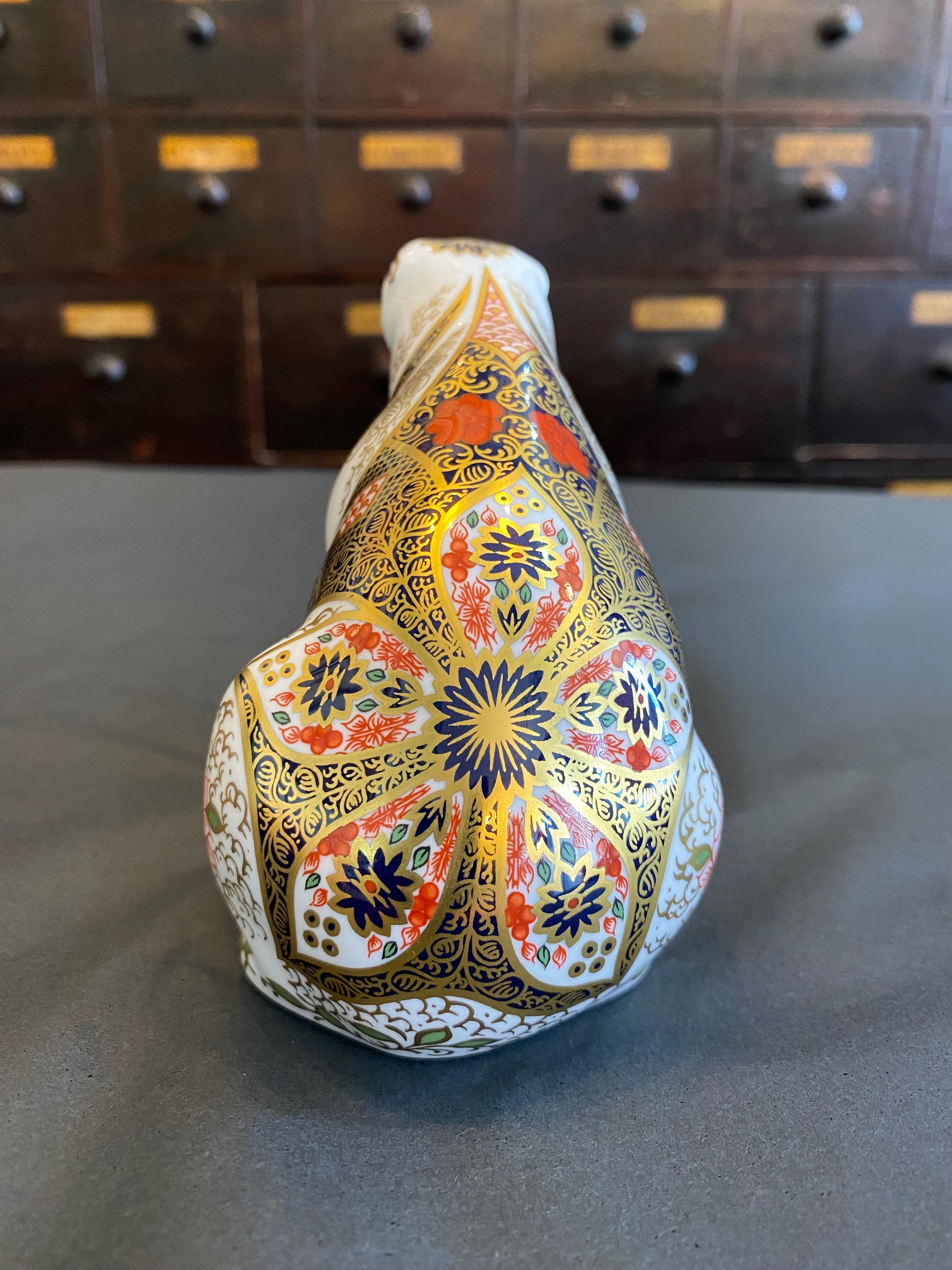 Royal Crown Derby Imari Pattern Fine Bone China Polar Bear