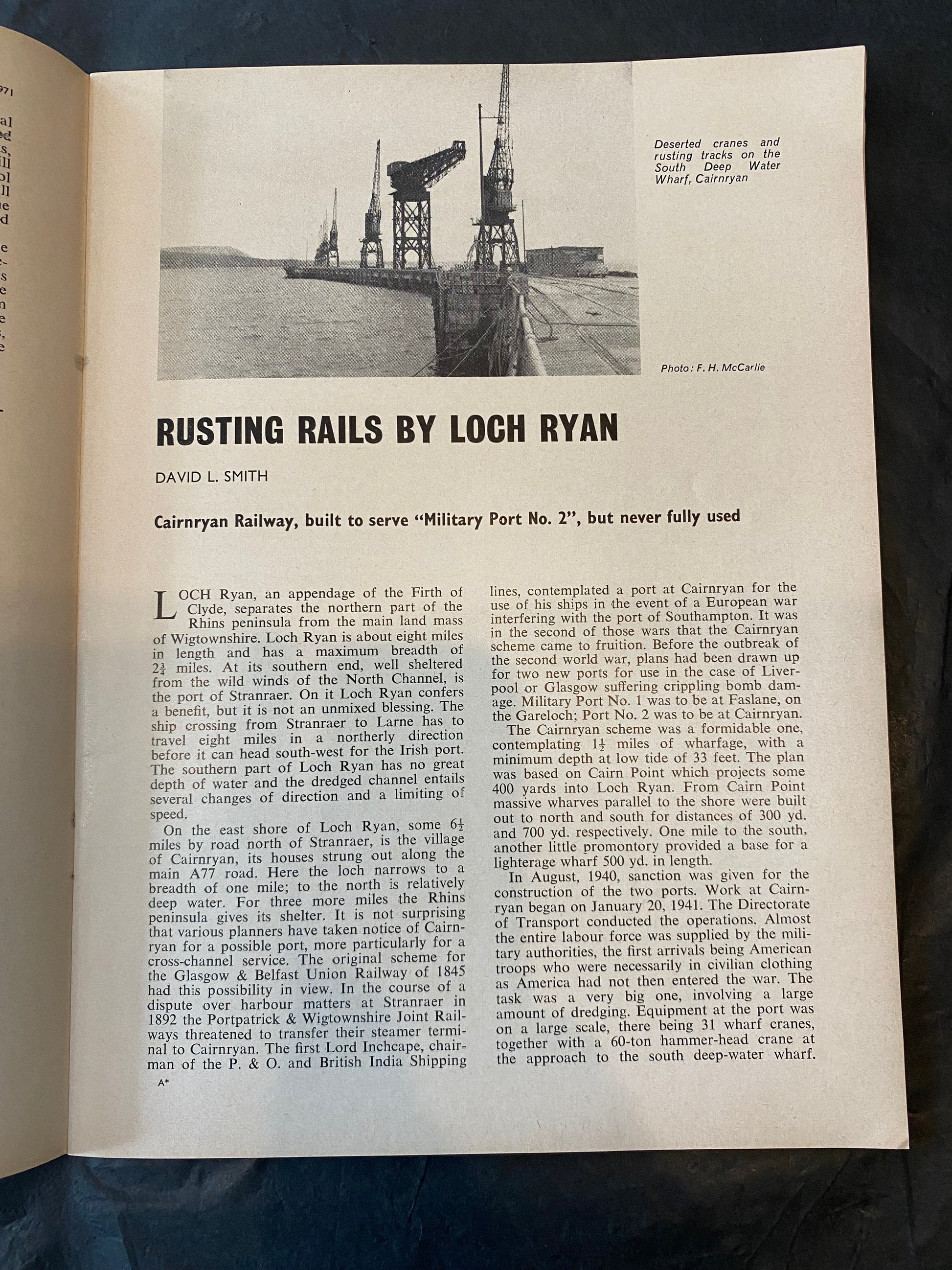 Vintage Railway magazine (full year 1971 12 issues)