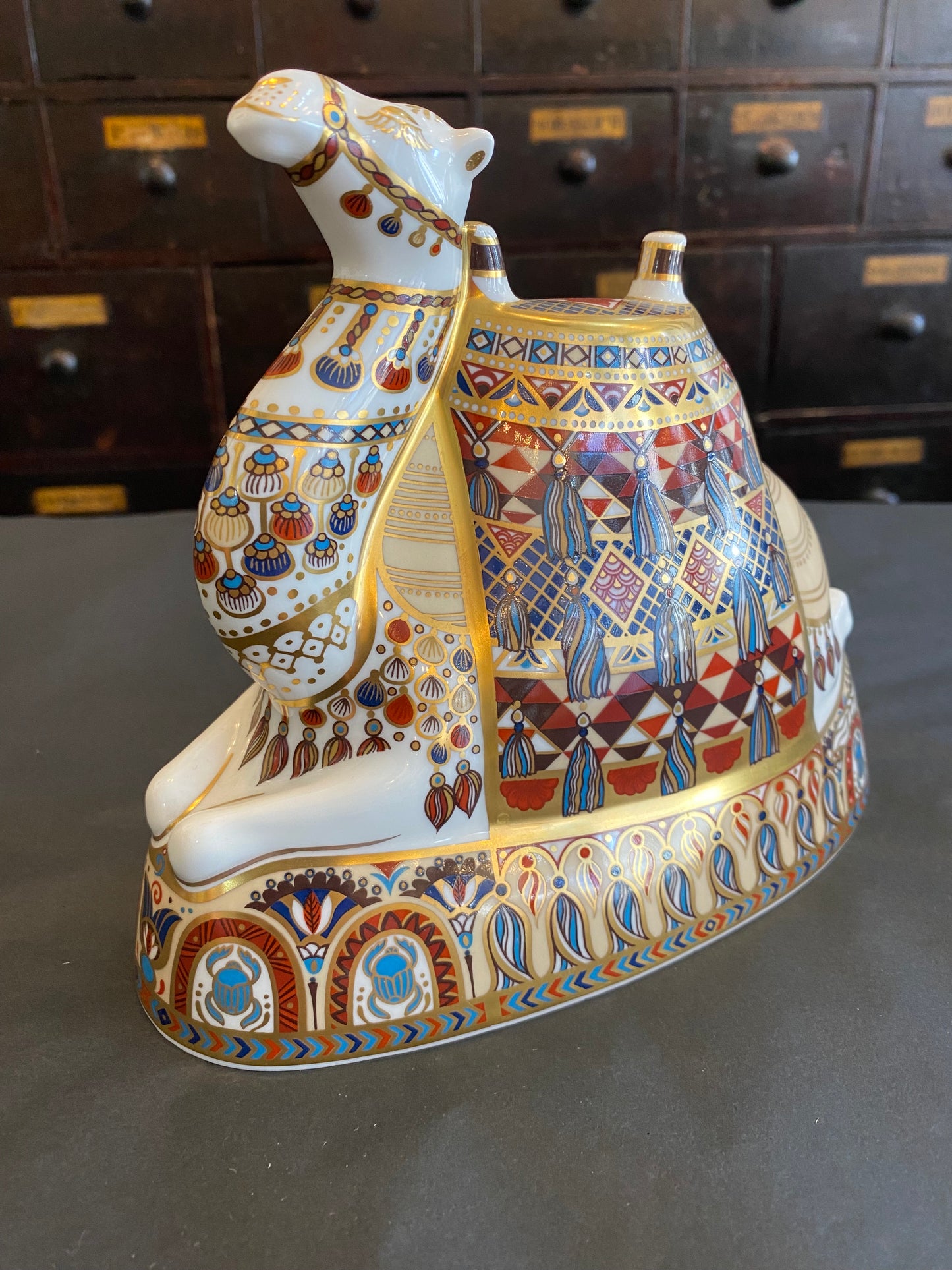 Royal Crown Derby Camel Paperweight large