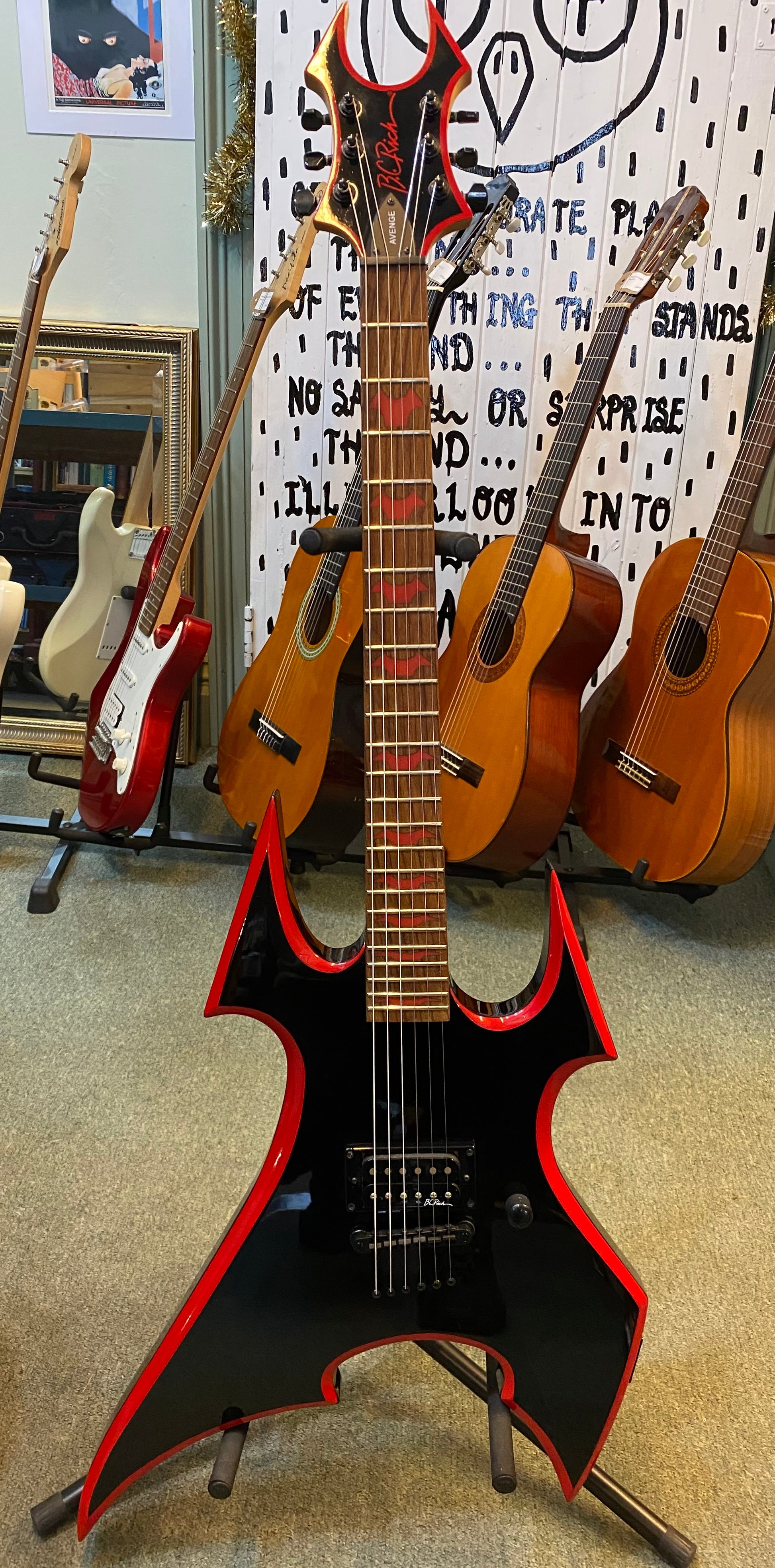 BC Rich “Avenge” Sign of the Beast Electric Guitar