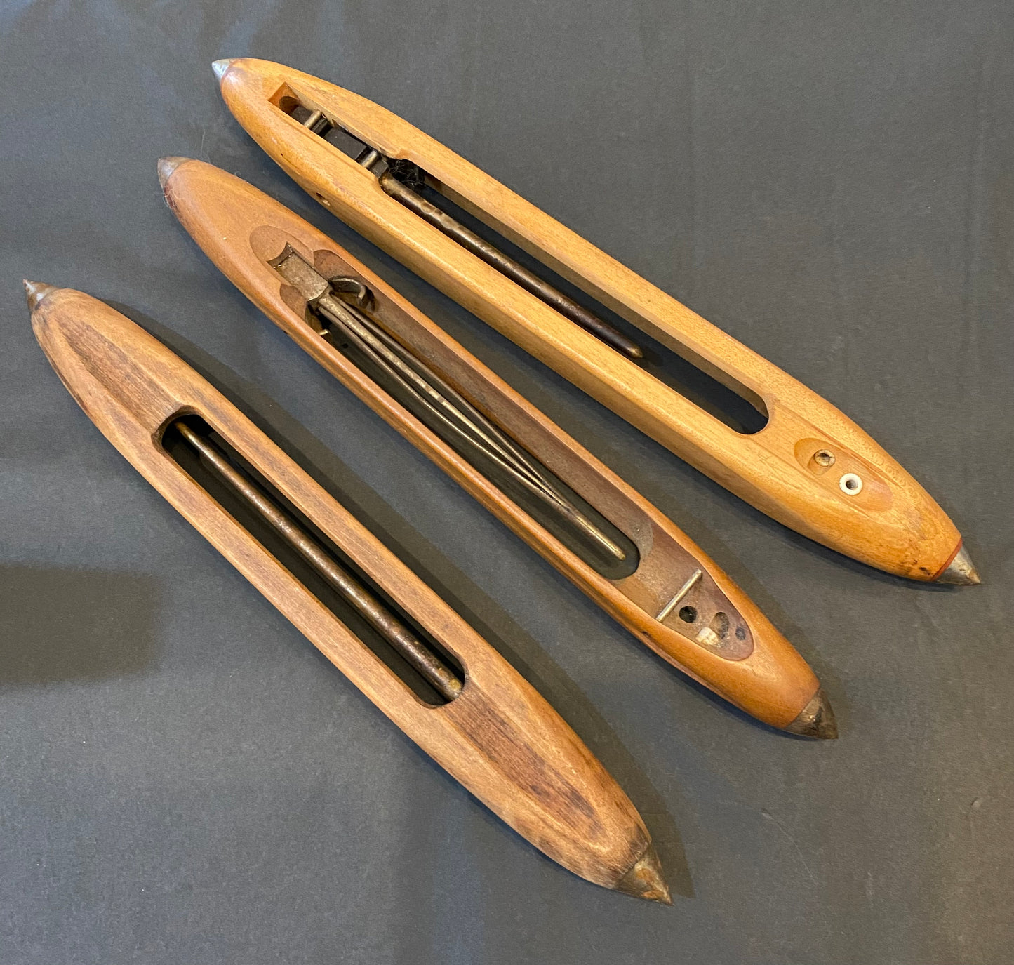 Vintage mid-century loom boat shuttle