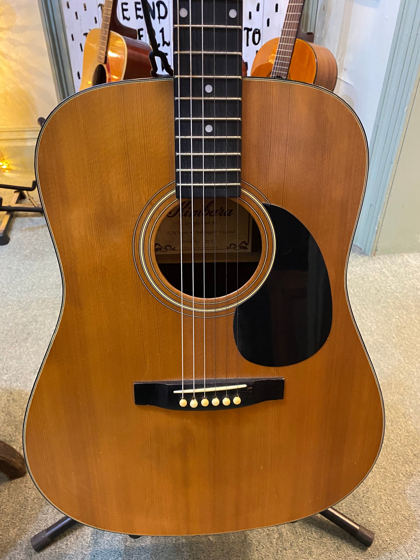 Kimbara 23T Acoustic Guitar manufactured in China