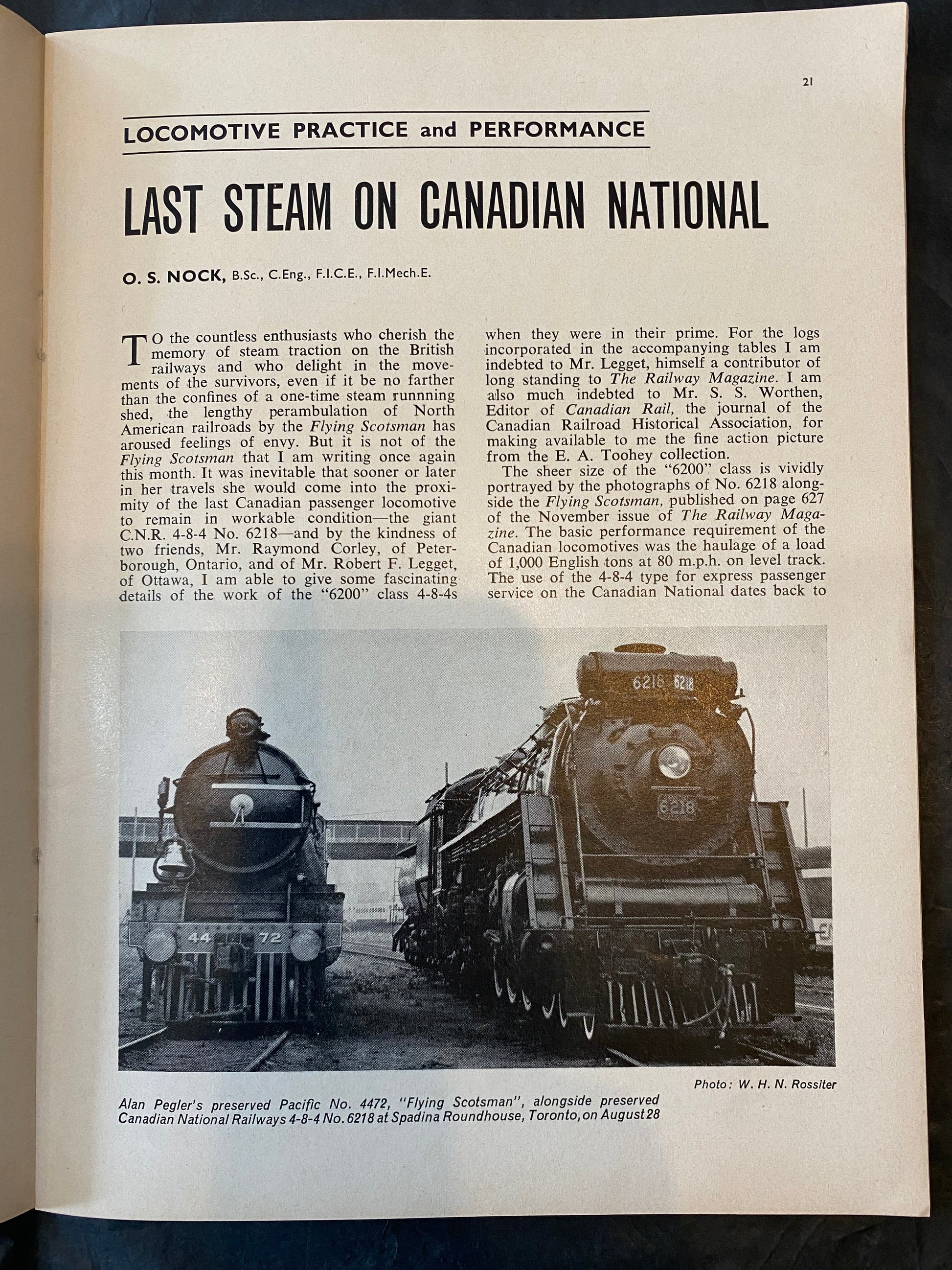 Vintage Railway magazine (full year 1971 12 issues)