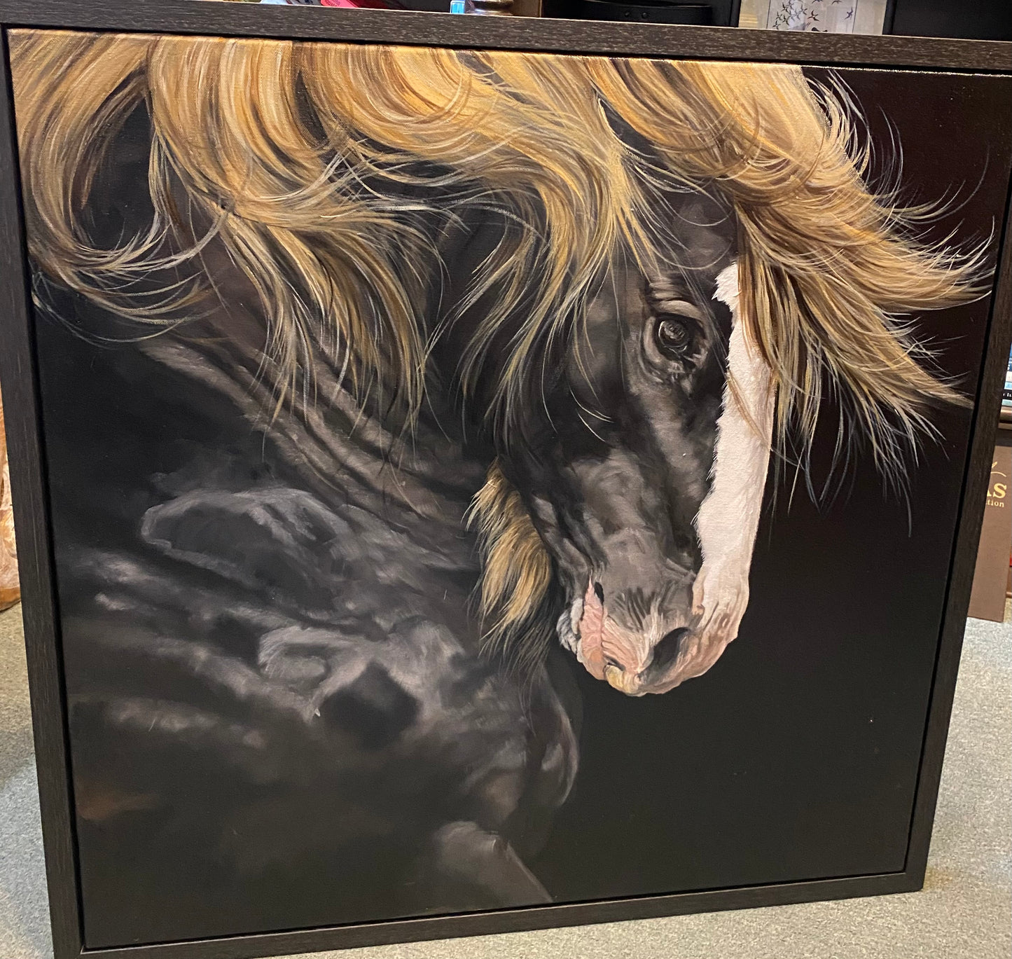 Oil on canvas “L’Oreal” by Denise Playfair