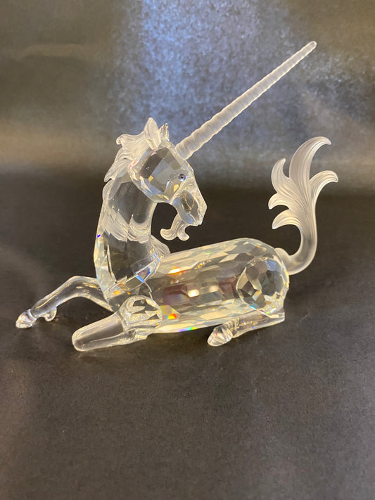 Swarovski Unicorn Figurine – Fabulous Creatures Series with Original Box & Certificate