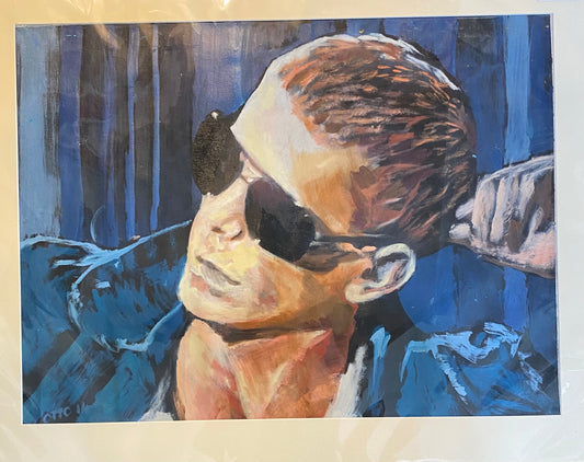 Lou Reed original oil on canvas