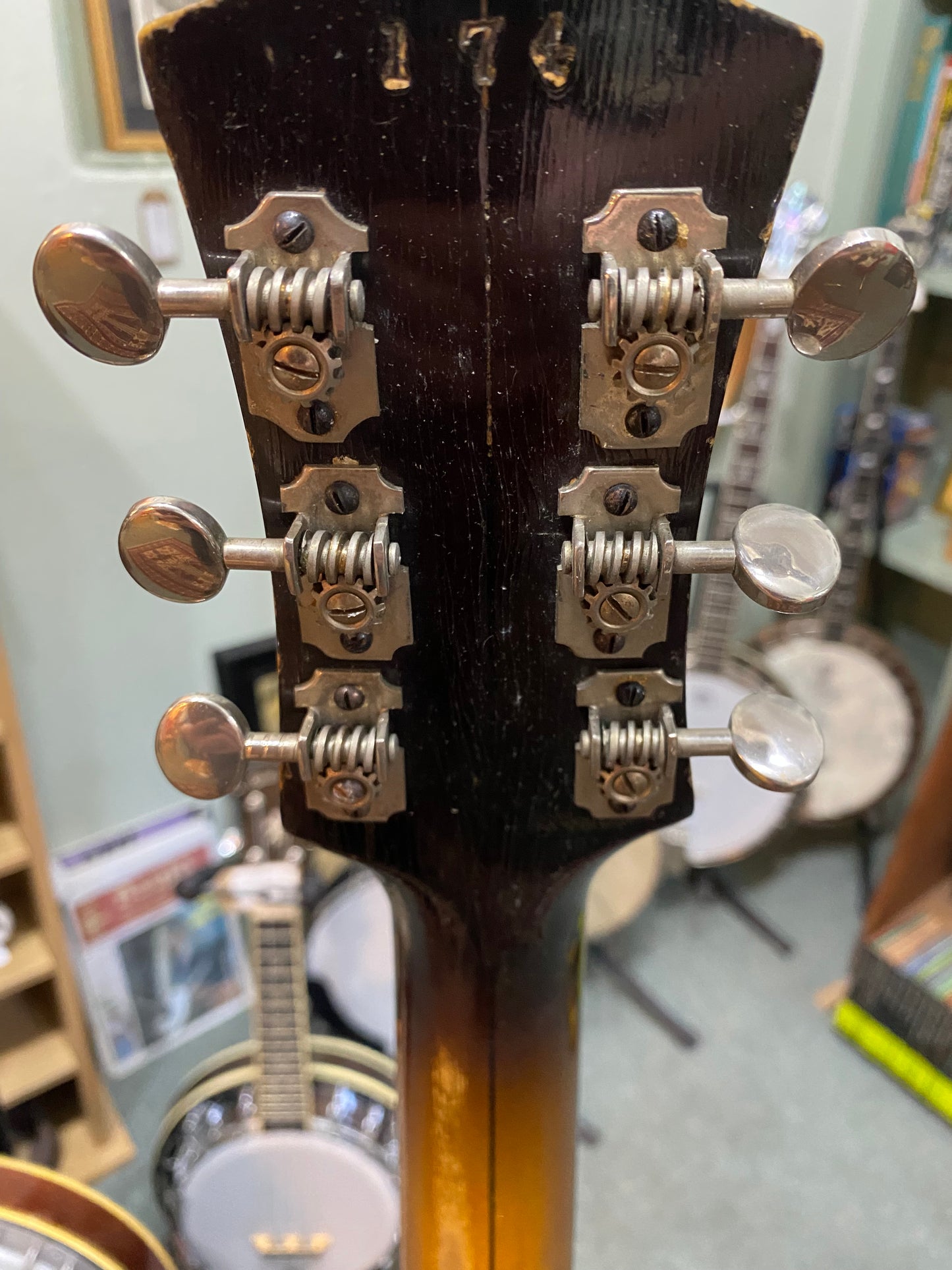 J. G. Abbott “The Aristone” Archtop Guitar, London, c.1929 – Serial No. 174