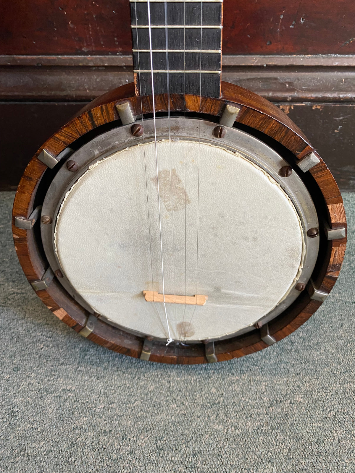 Early English 5-string zither banjo