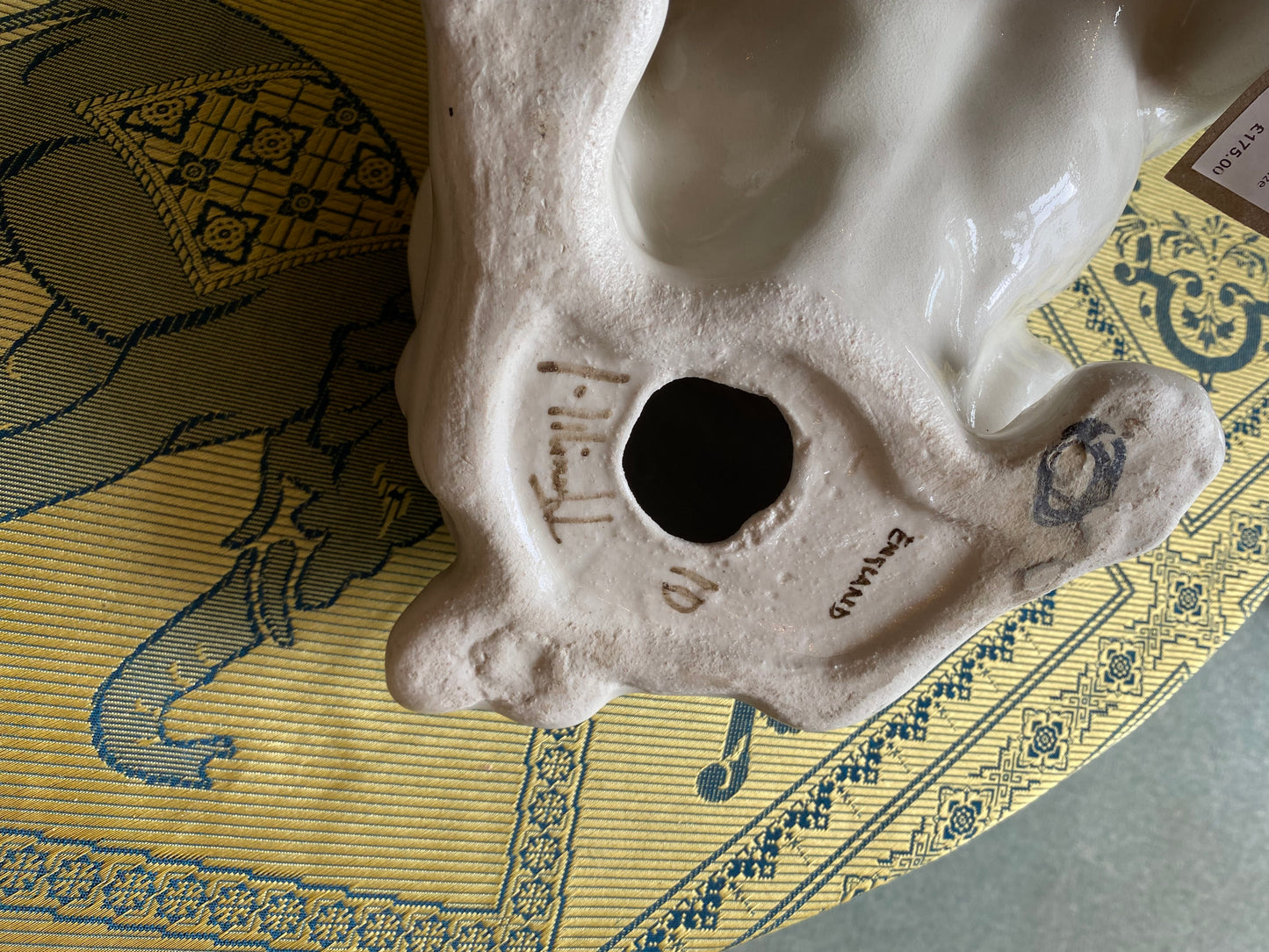 Large signed Winstanley Bulldog