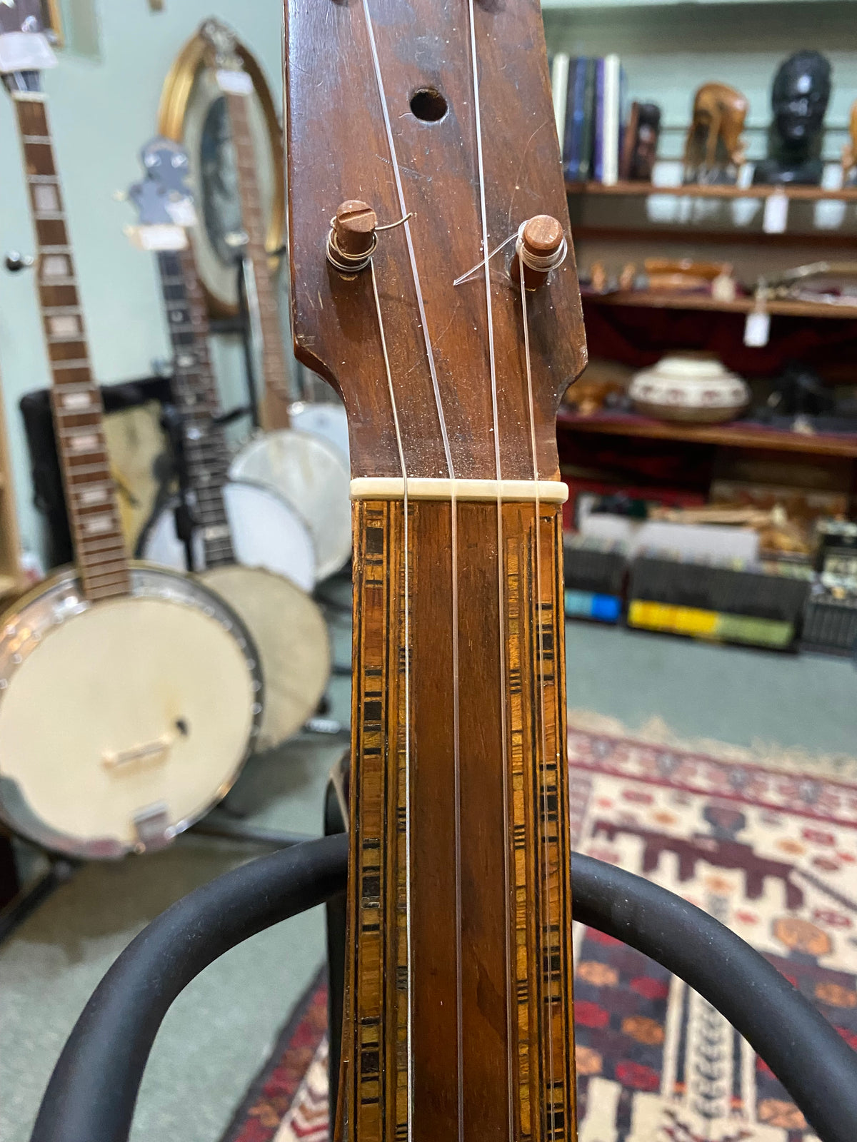 Victorian Tunbridge-ware Banjo