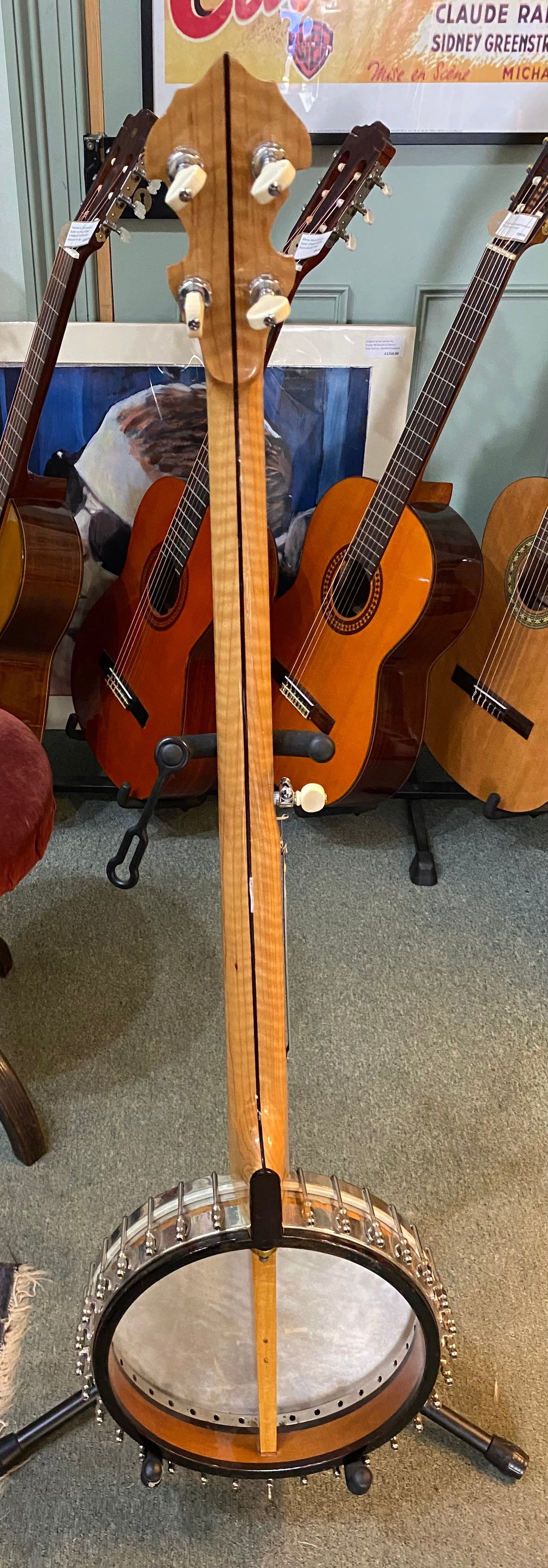 1920s Vega Tubaphone long neck conversion 5 string banjo