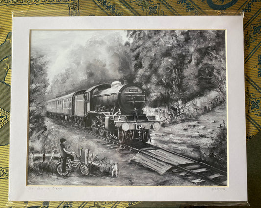The end of steam - medium size print by Gary Smith