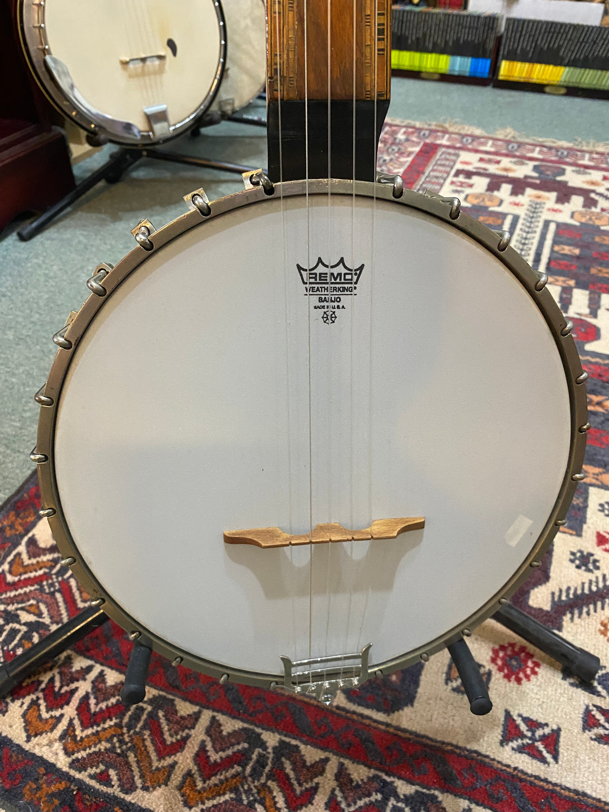 Victorian Tunbridge-ware Banjo
