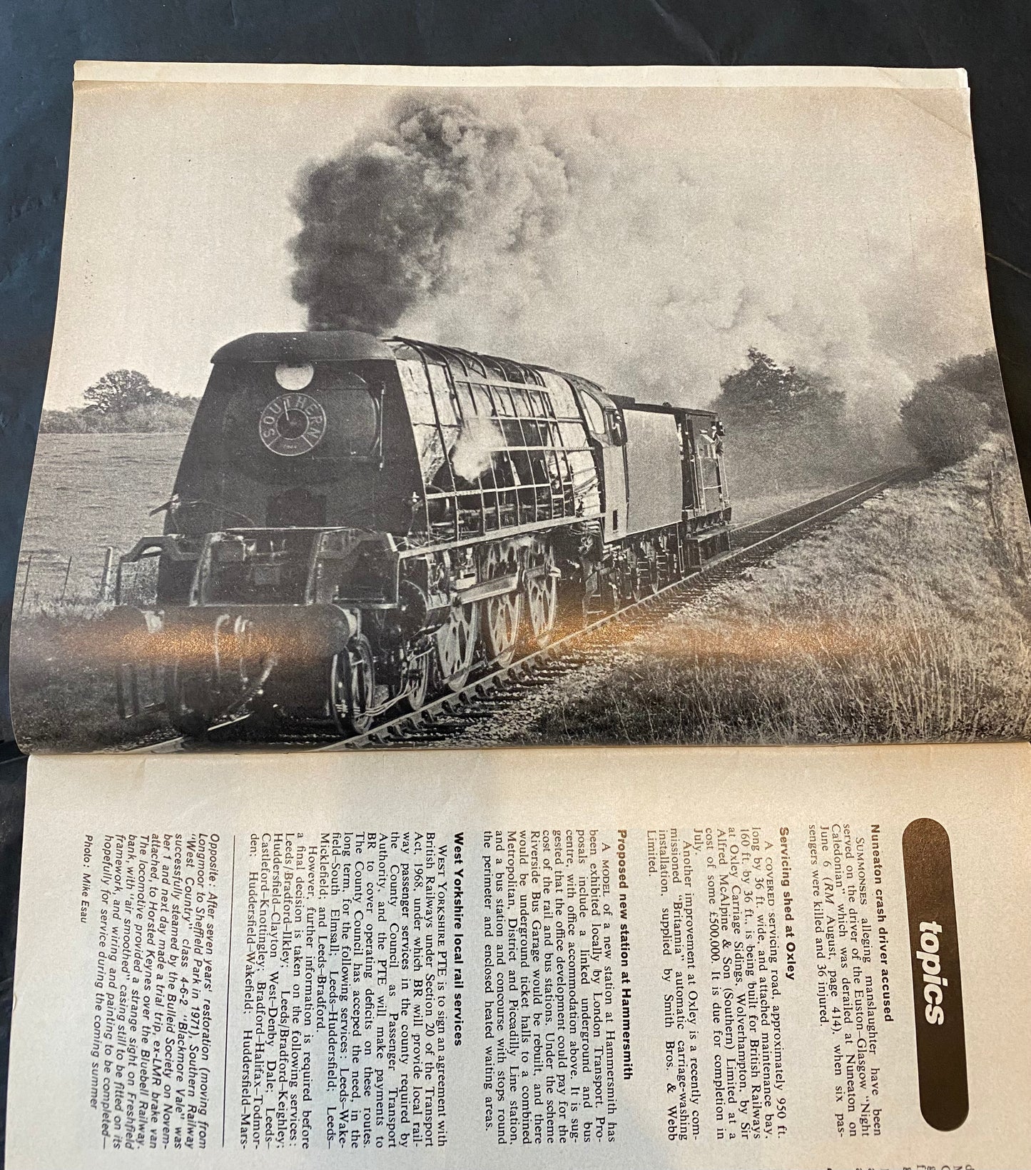 Vintage Railway magazine (full year 1976, 12 issues)