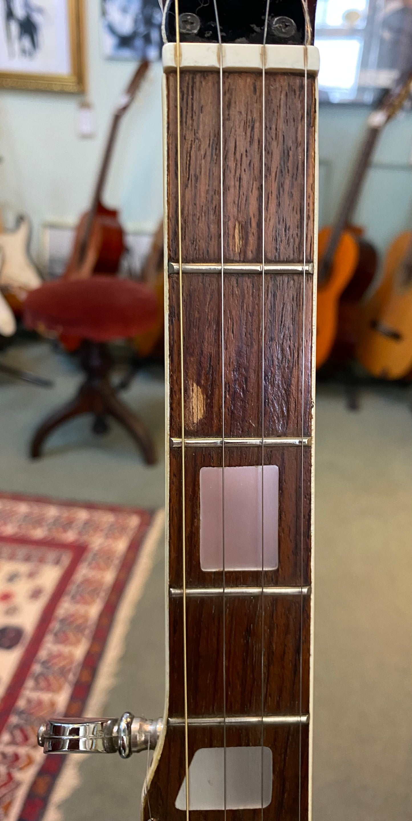 Sheltone eagle bluegrass 5 string banjo