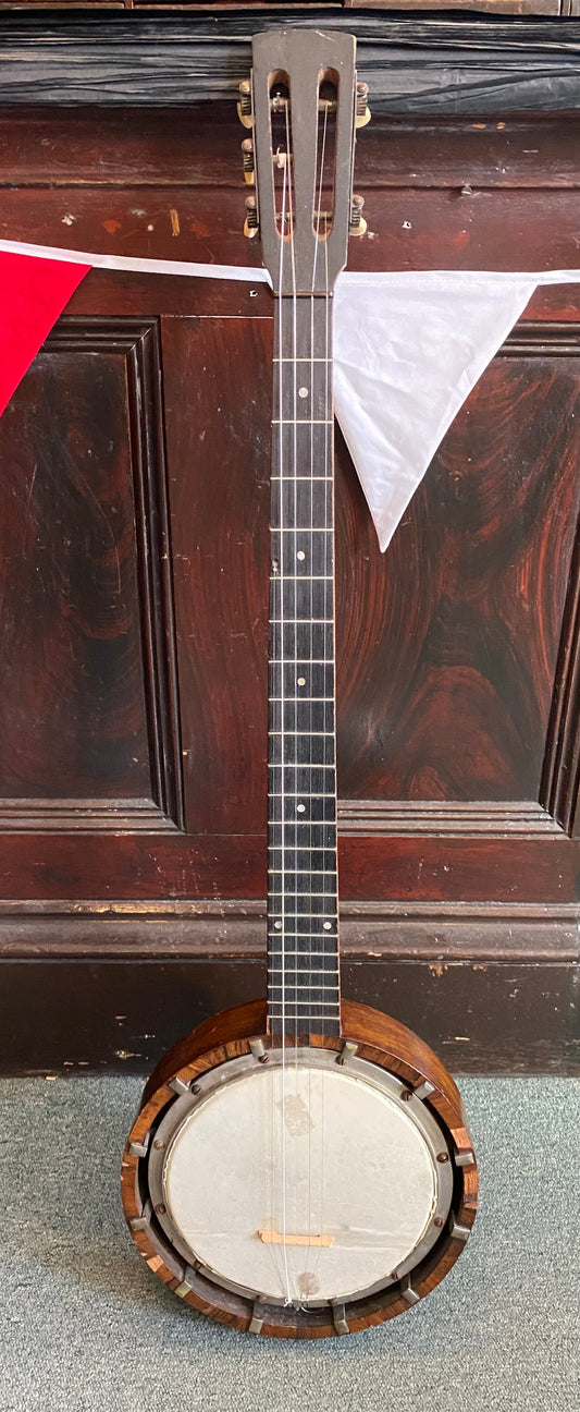 Early English 5-string zither banjo