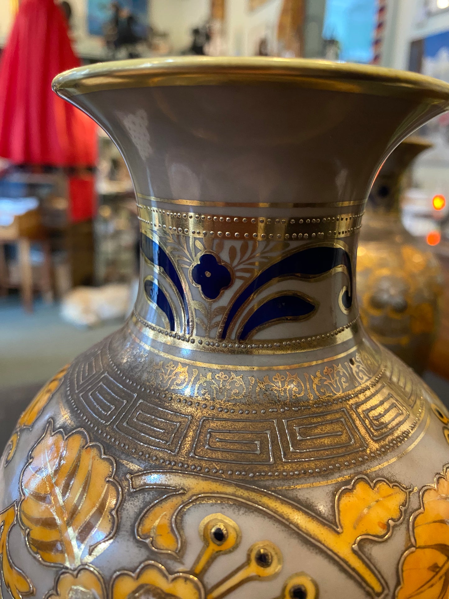 Pair Noritake Japanese vases