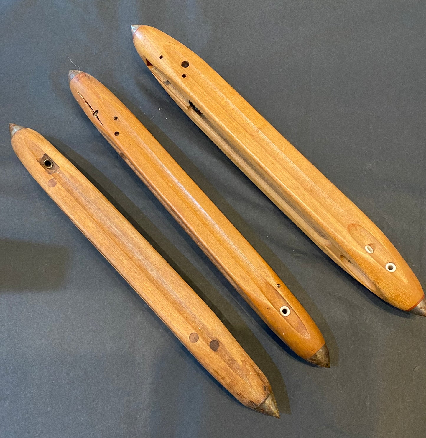 Vintage mid-century loom boat shuttle