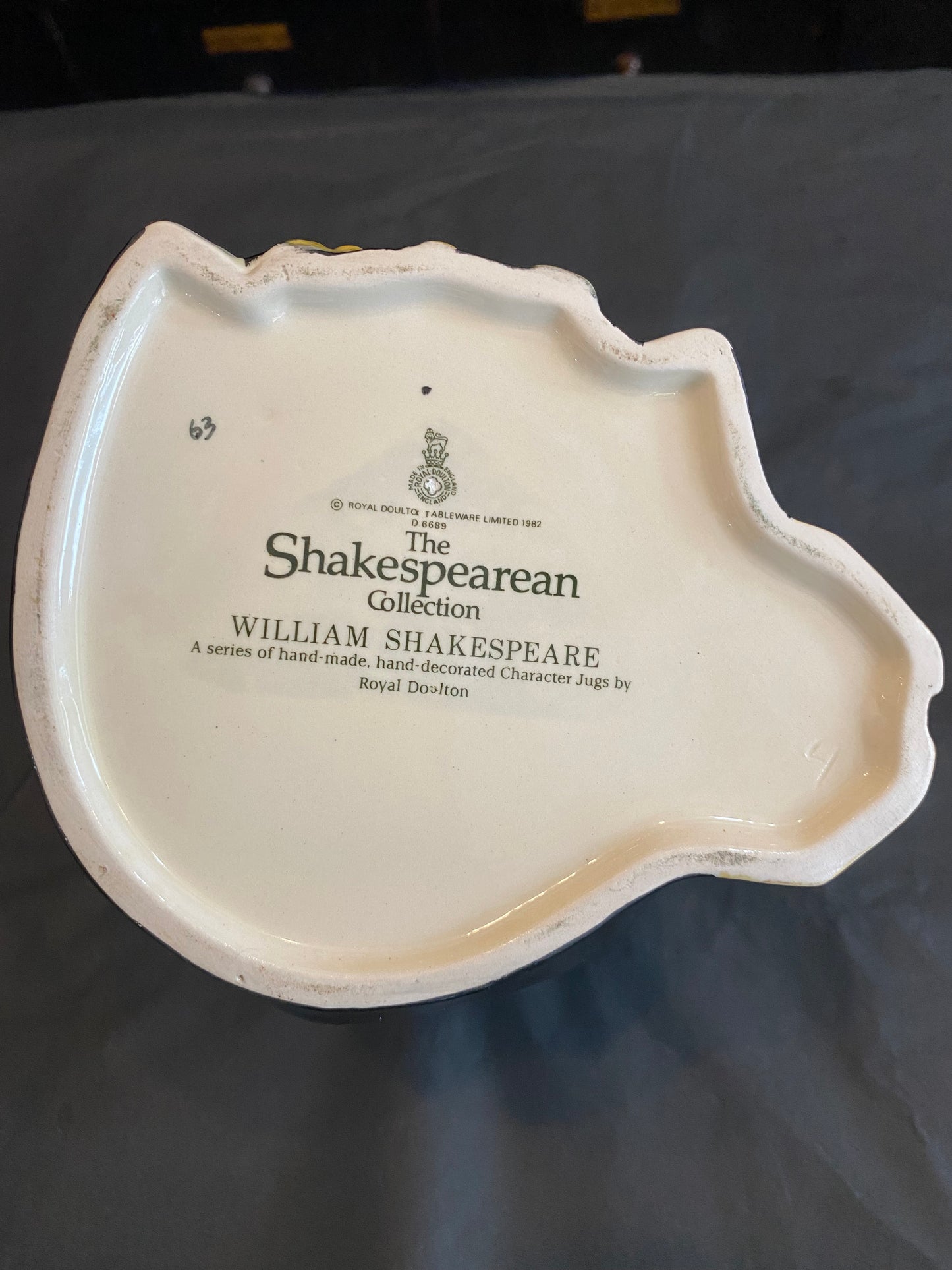 Royal Doulton Shakespeare Large Toby Jug