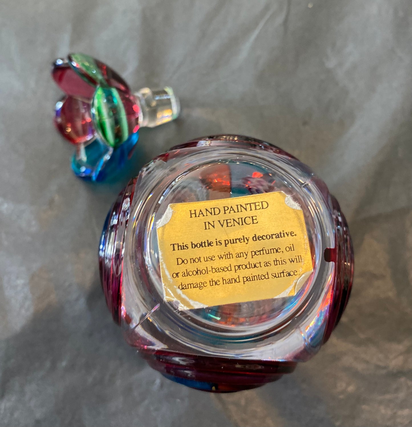 Mid-century Murano perfume bottle