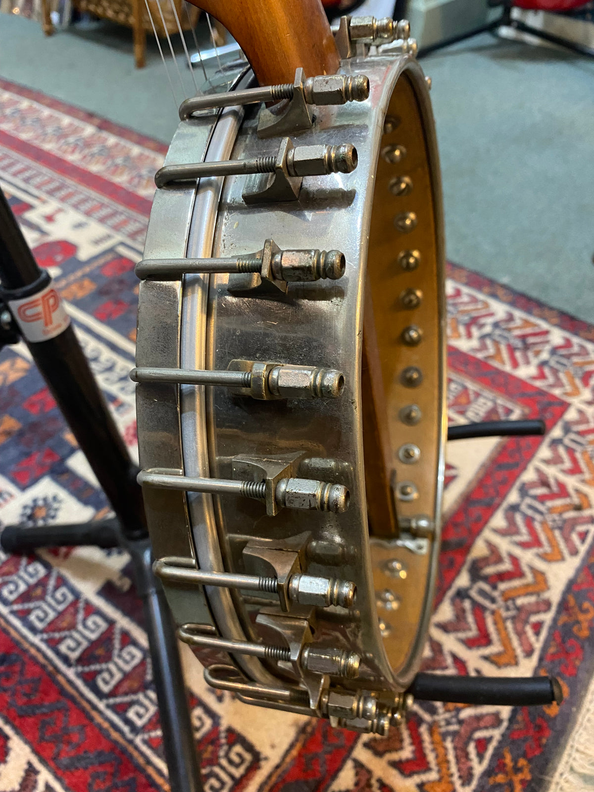 Victorian Tunbridge-ware Banjo
