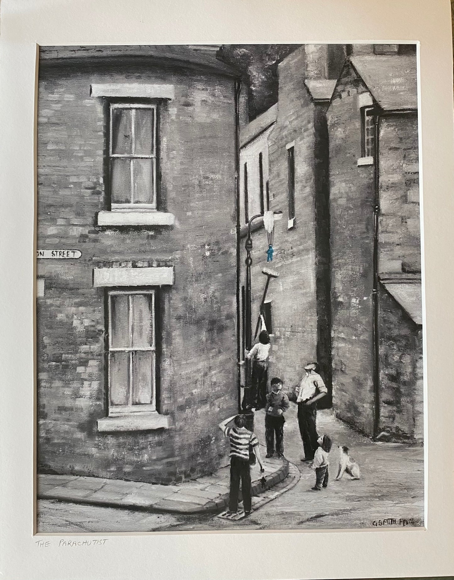 The Parachutist - medium size print by Gary Smith