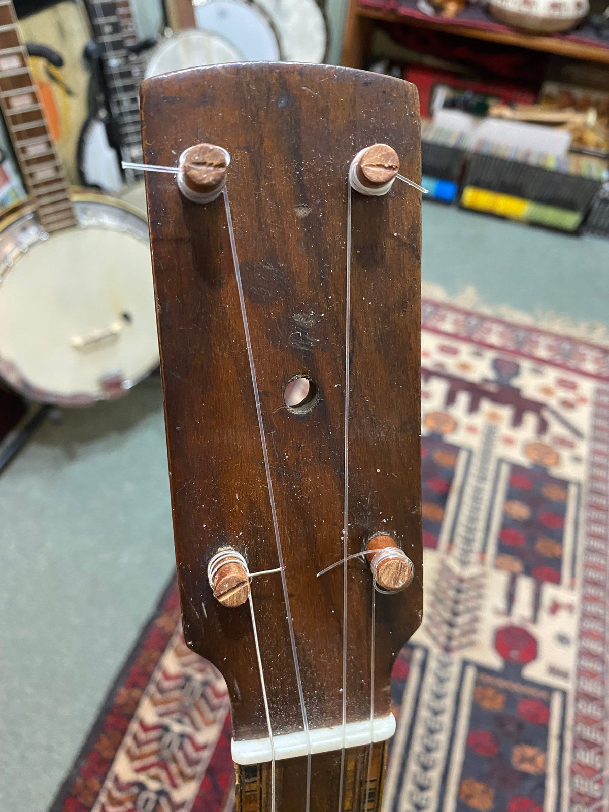 Victorian Tunbridge-ware Banjo