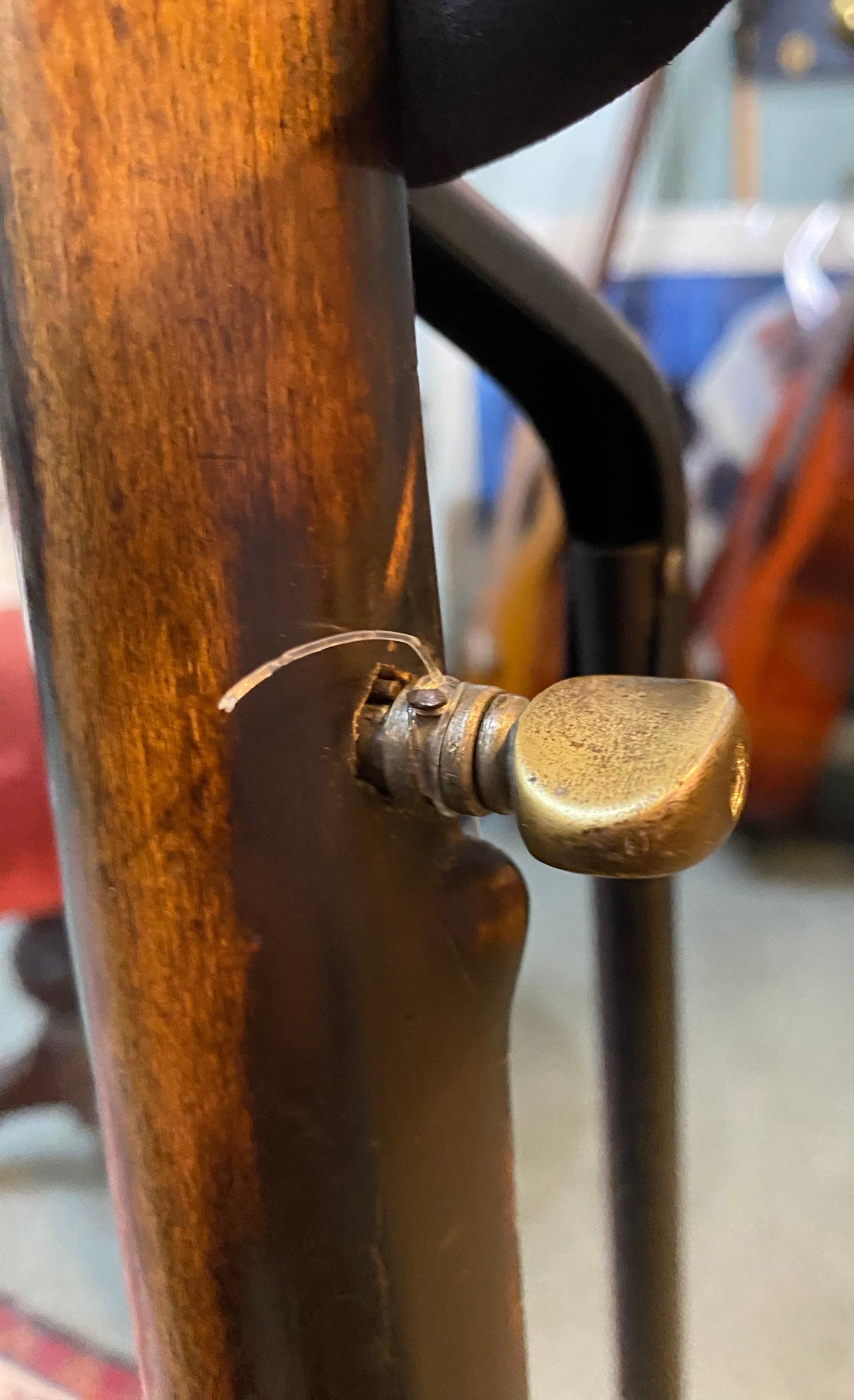 1890s J B Schall 5 string open back banjo